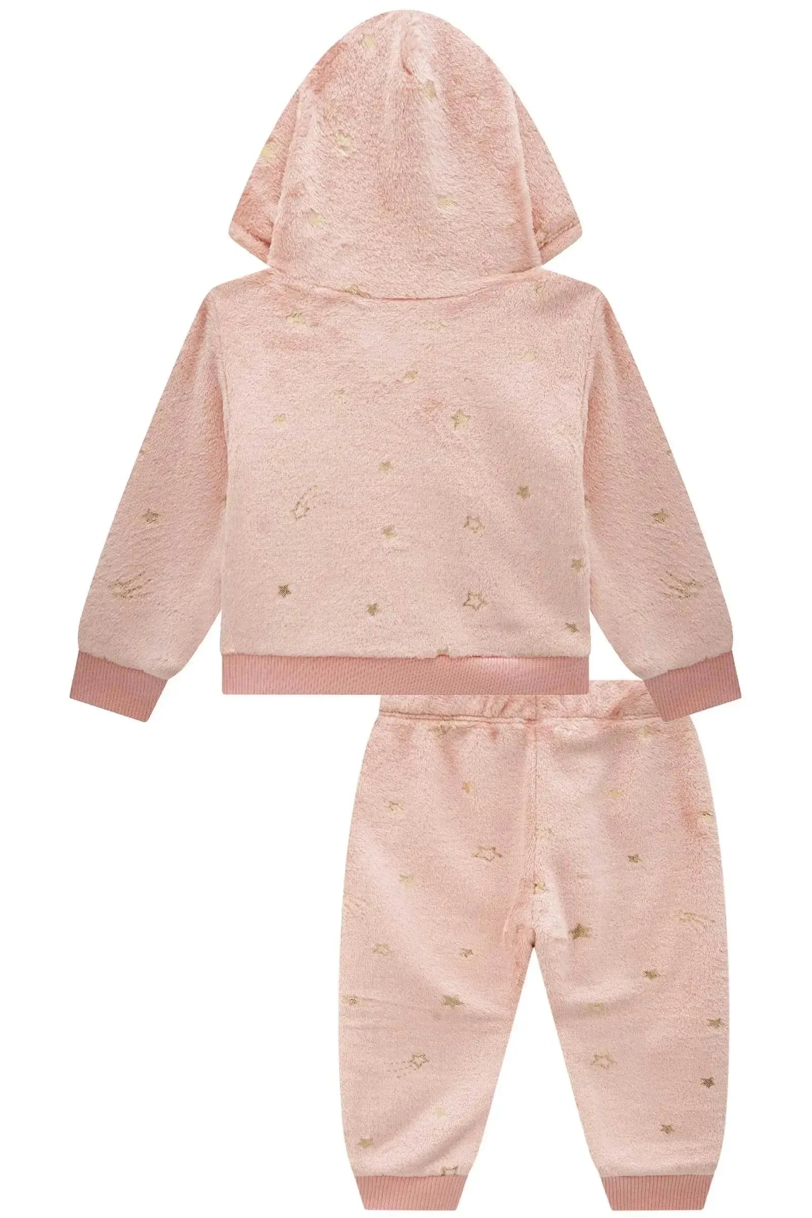 Conjunto de Blusão e Calça em Pelo Foil 91785 Infanti Bebê Menina