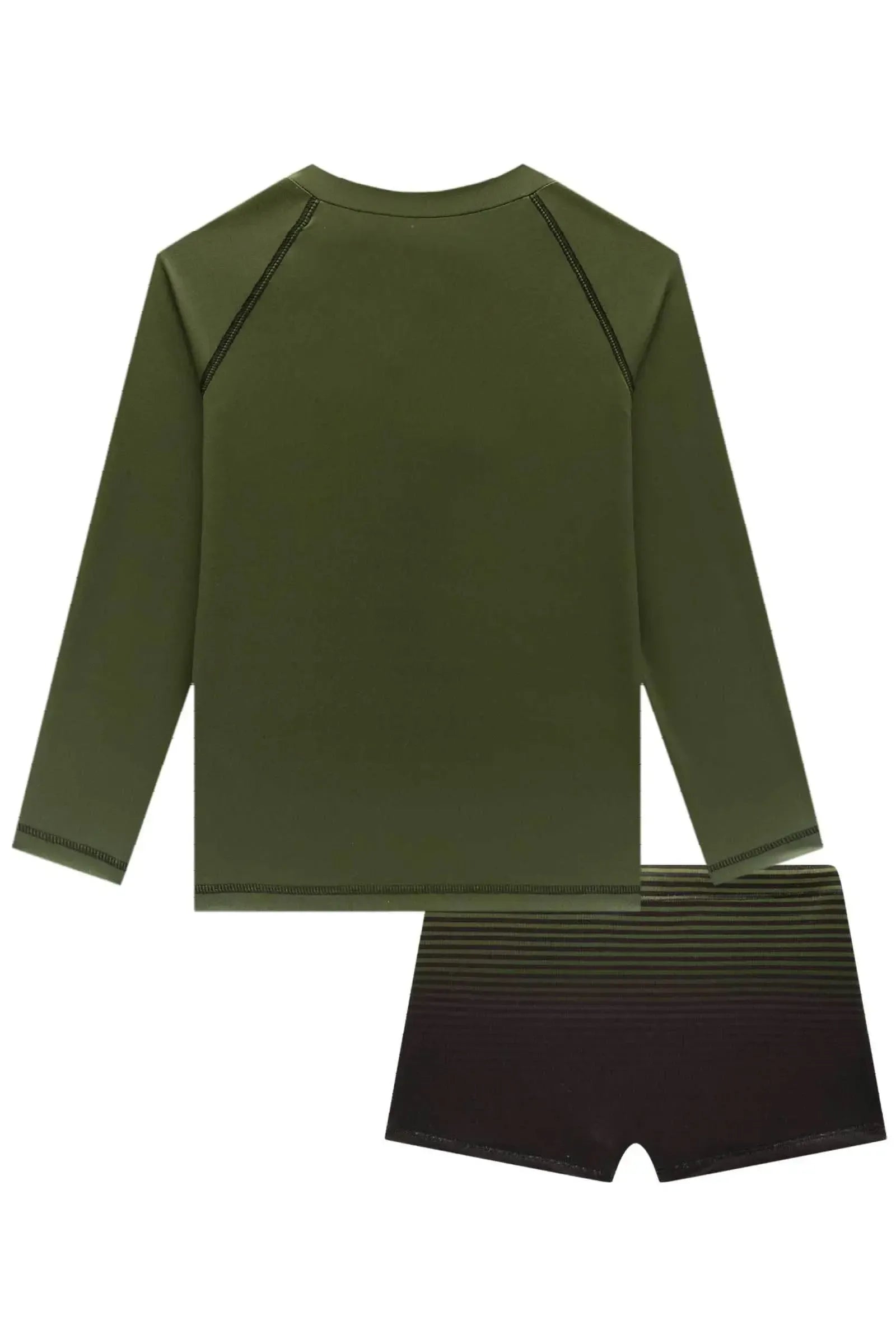 Conjunto de Camiseta e Sunga em Malha Uv Dry com Proteção Uv50+ 85444 Johnny Fox Teen Menino