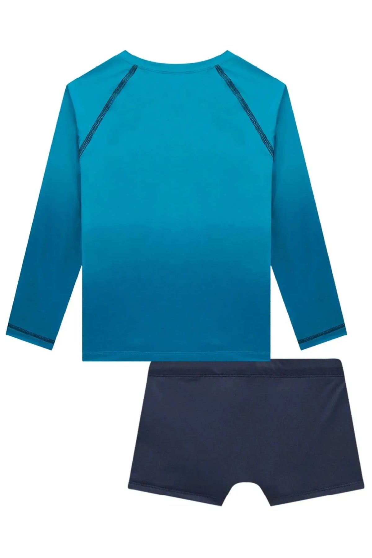 Conjunto de Camiseta e Sunga em Malha Uv Dry com Proteção UV50+ 99024 Johnny Fox Teen Menino