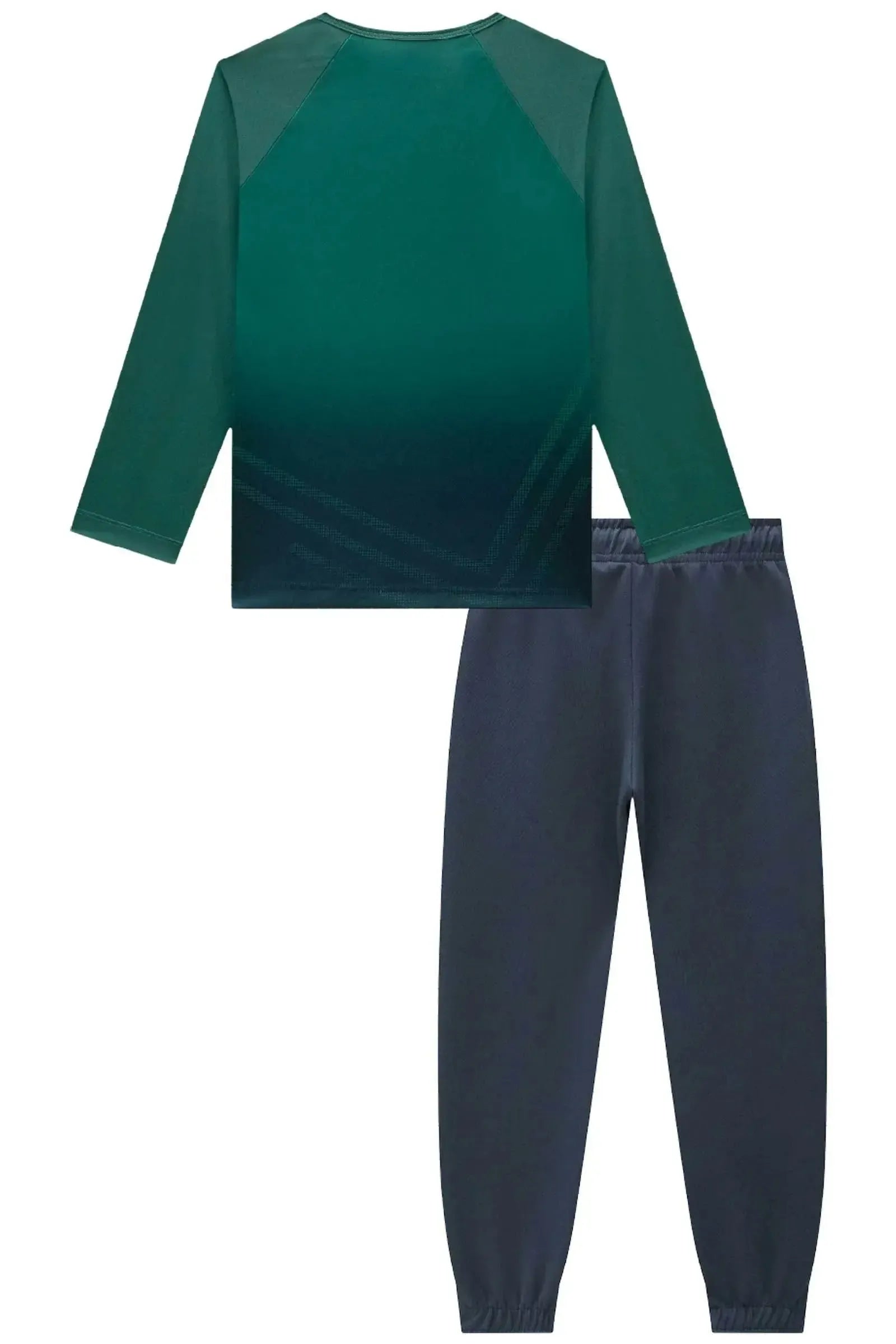 Conjunto de Camiseta em Malha Air Fit e Calça Jogger em Sport Tech com Elastano 90514 LucBoo Infantil Menino