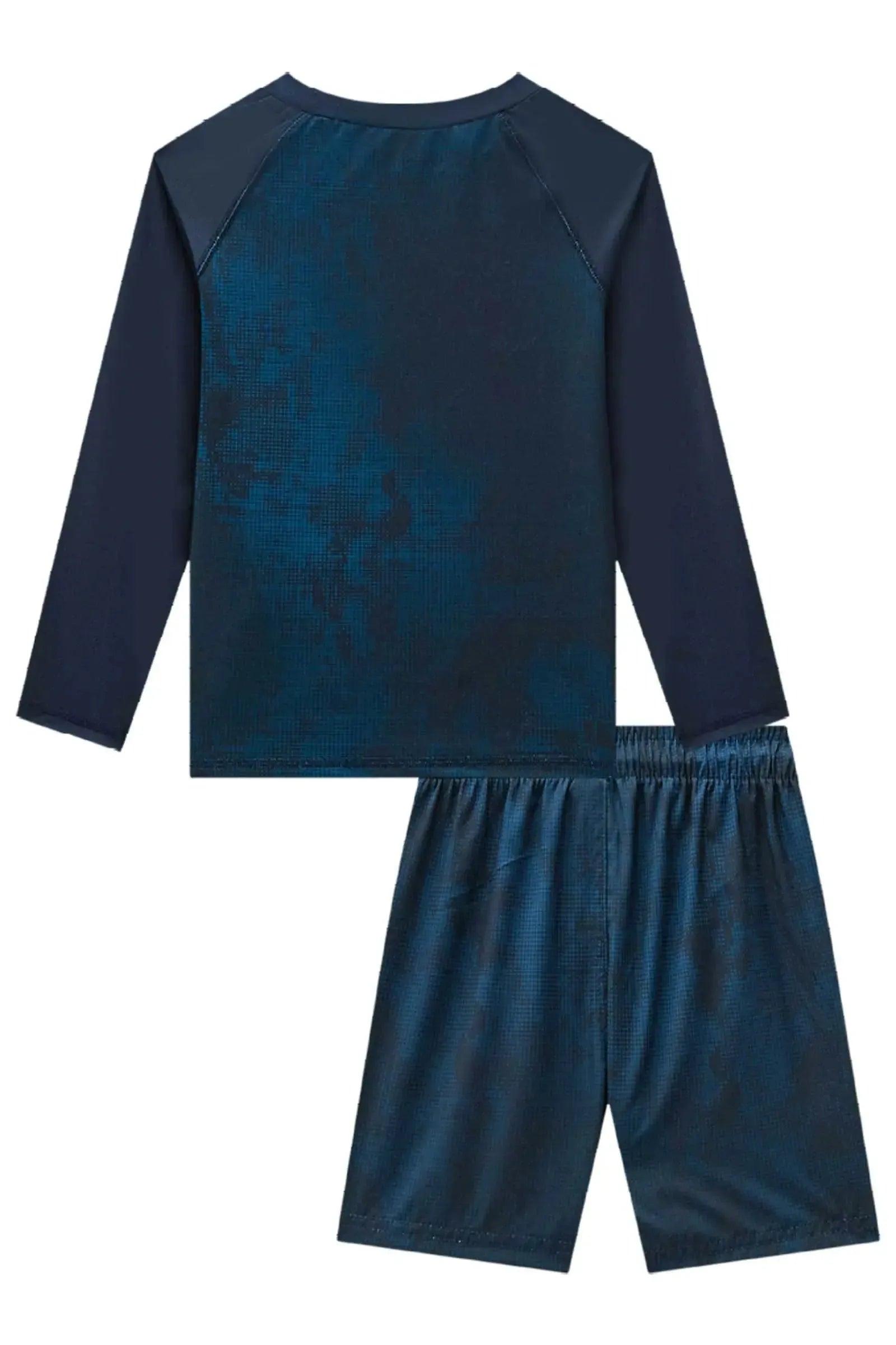 Conjunto de Camiseta em Malha UV Dry 50+ e Bermuda Boxer em Nylon Ergonomic C/ Elastano 85156 LucBoo Infantil Menino