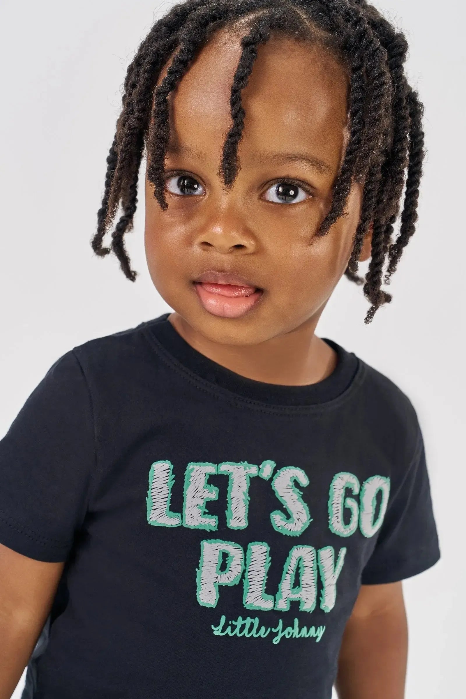 Conjunto de Camiseta em Meia Malha e Bermuda em Nylon Neo Blend com Elastano 87682 Johnny Fox Bebê Menino