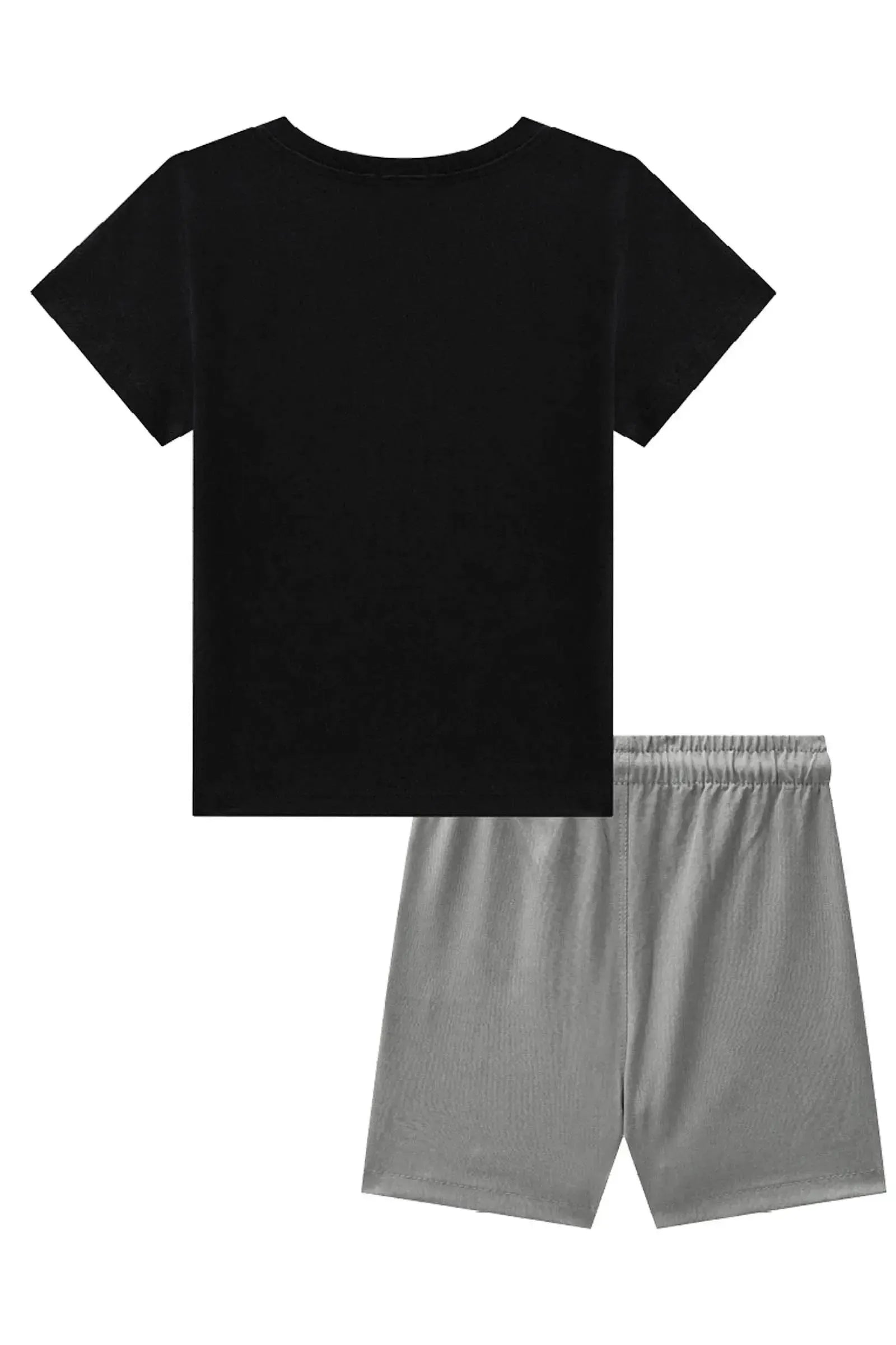 Conjunto de Camiseta em Meia Malha e Bermuda em Nylon Neo Blend com Elastano 87682 Johnny Fox Bebê Menino