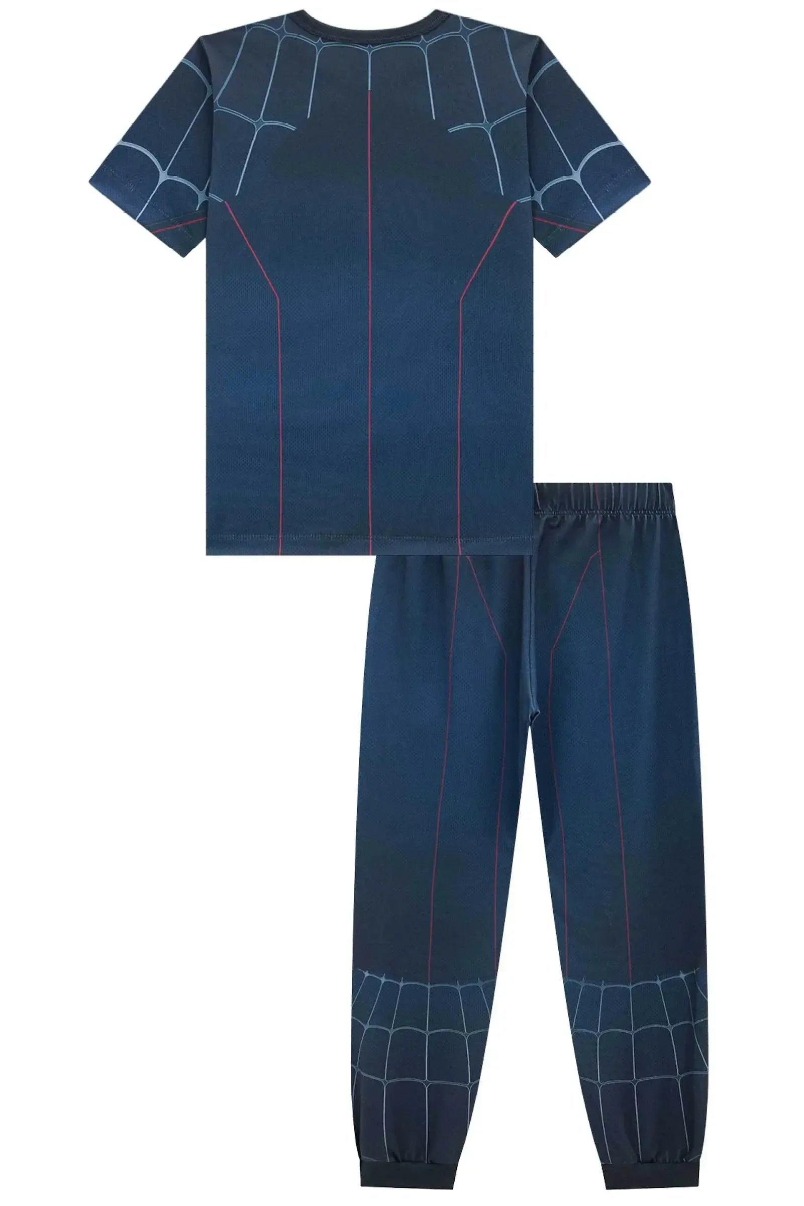 Conjunto de Pijama com Camiseta e Calça em Malha Power 97068 LucBoo Infantil Menino