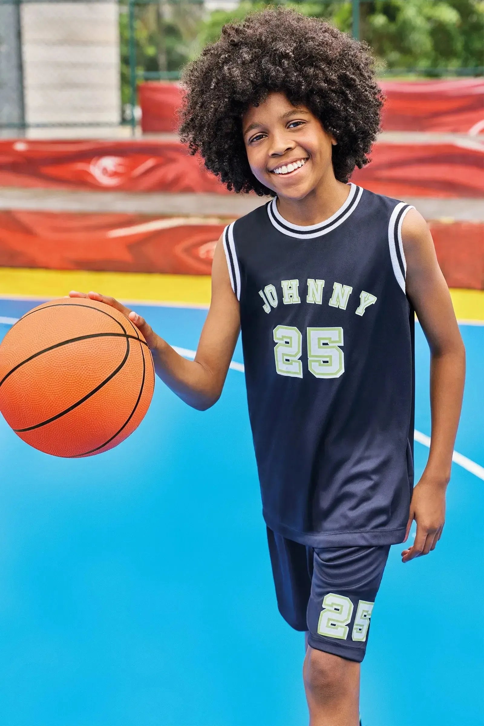 Conjunto de Regata e Bermuda em Malha Dry Sports 85689 Johnny Fox Teen Menino