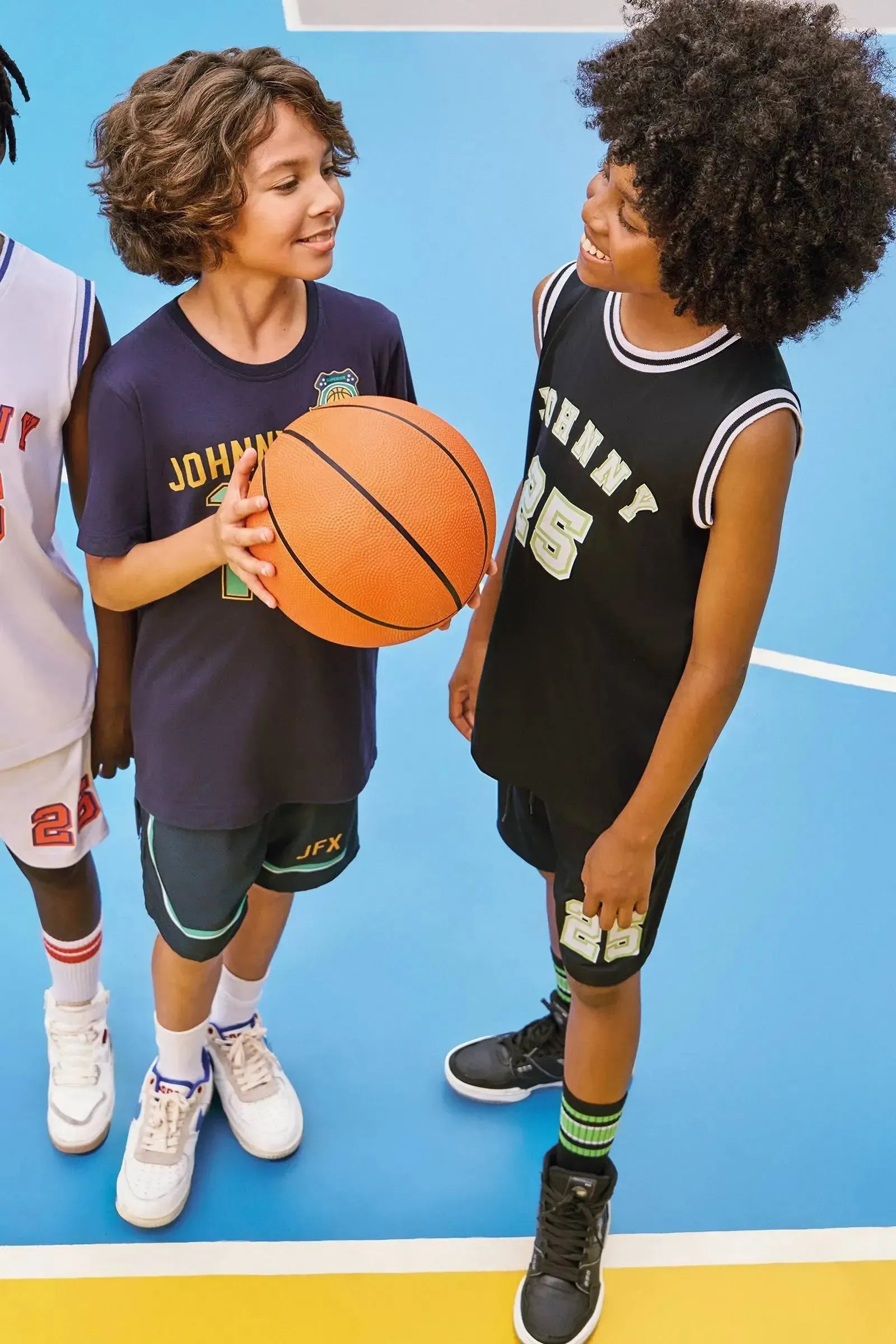 Conjunto de Regata e Bermuda em Malha Dry Sports 85689 Johnny Fox Teen Menino