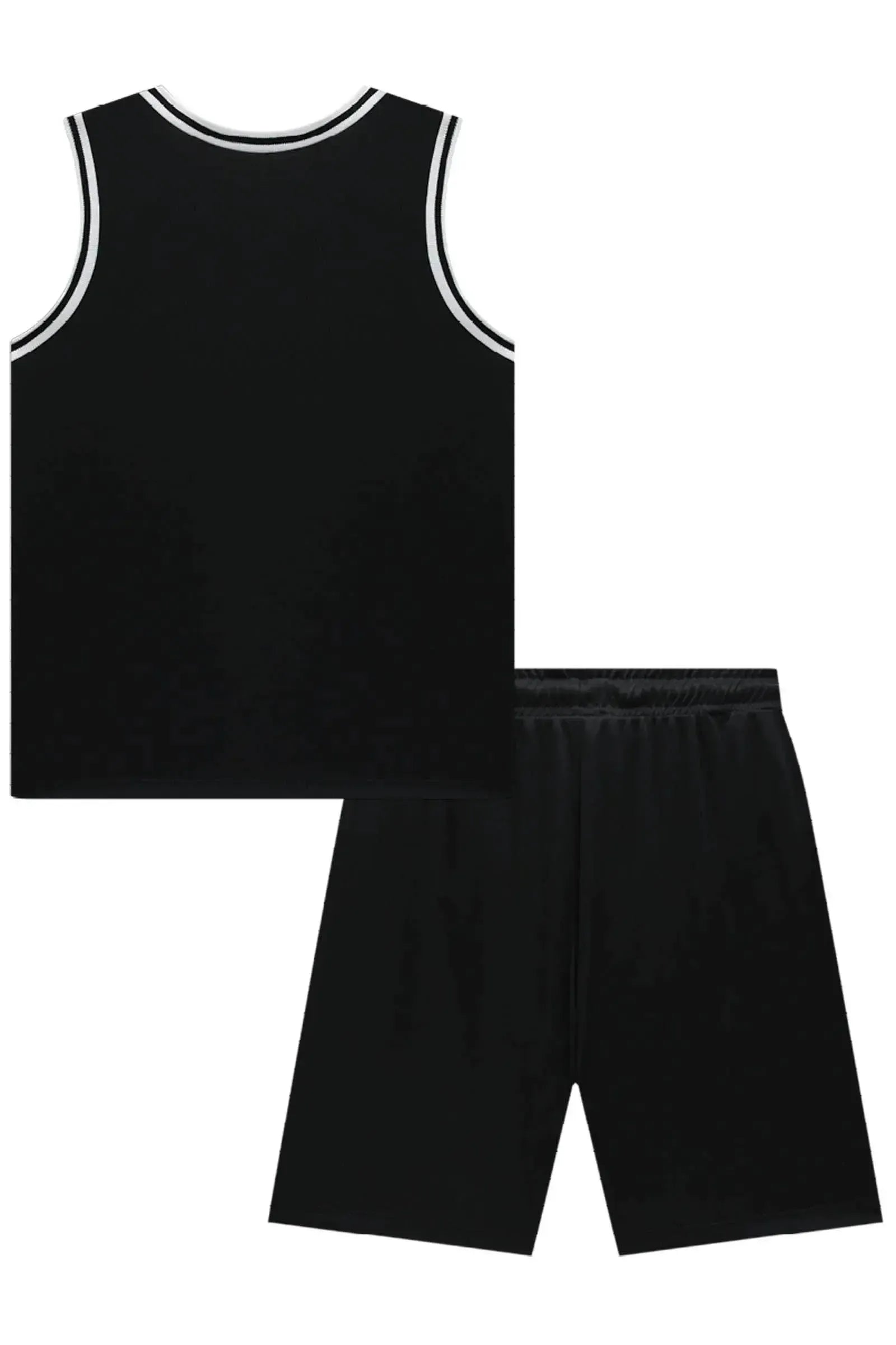 Conjunto de Regata e Bermuda em Malha Dry Sports 85689 Johnny Fox Teen Menino