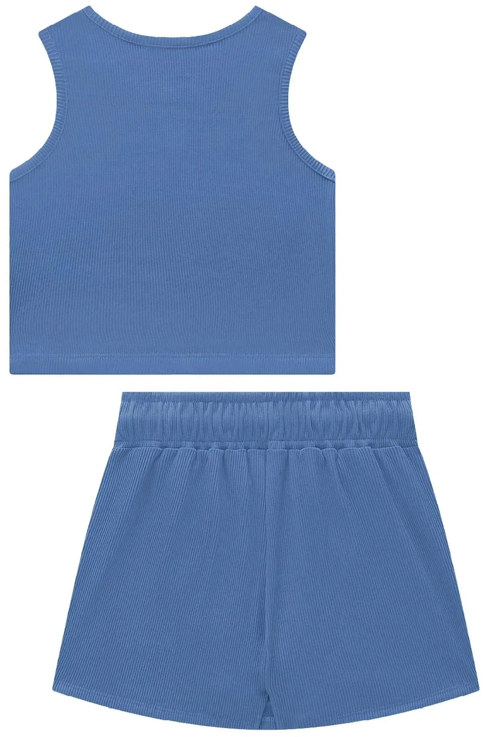 Conjunto de Top Cropped e Short Saia em Soft Line 92599 Lilimoon Teen Menina