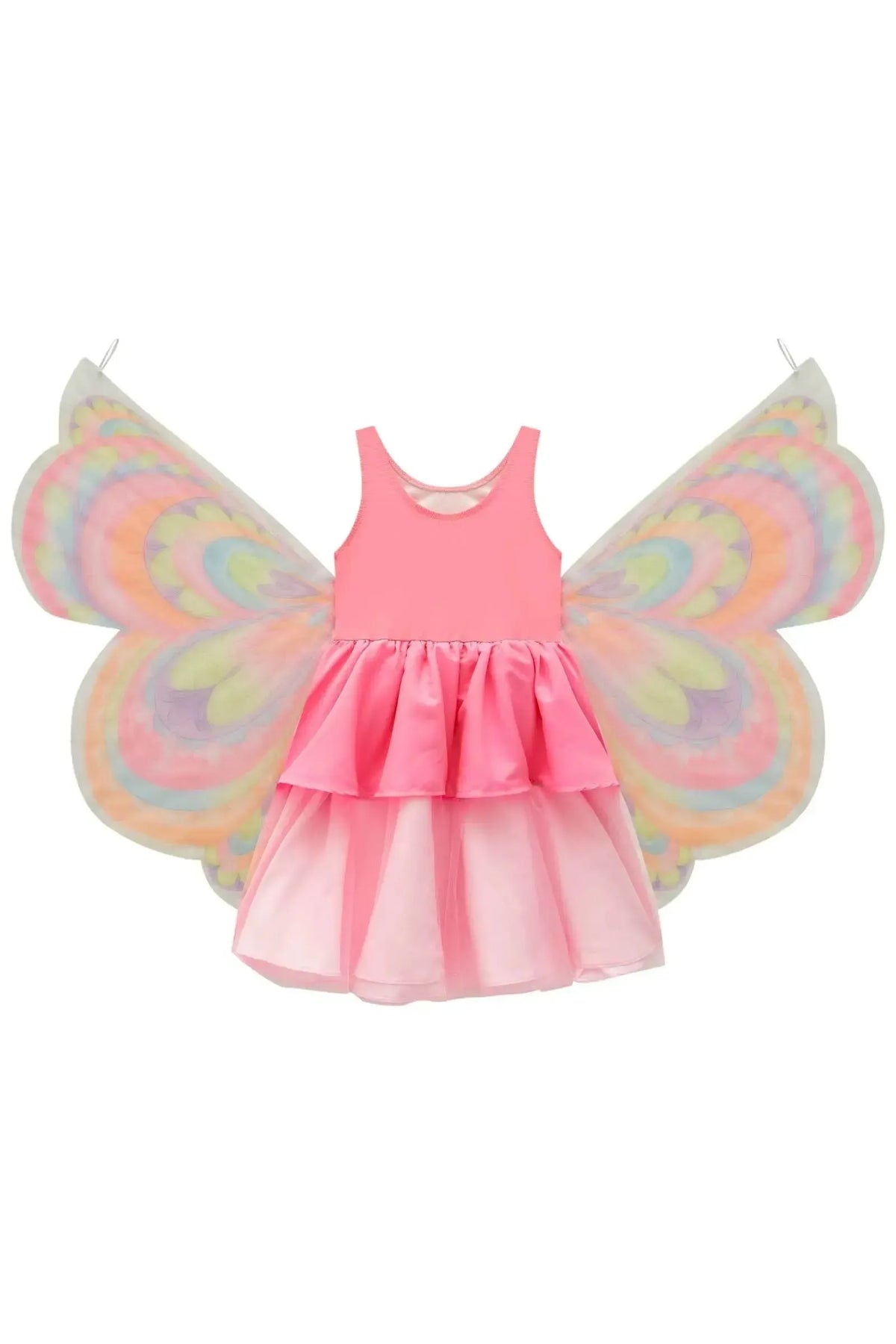 Fantasia de Borboleta em Malha UV e Tule. 97391 Infanti Infantil Menina
