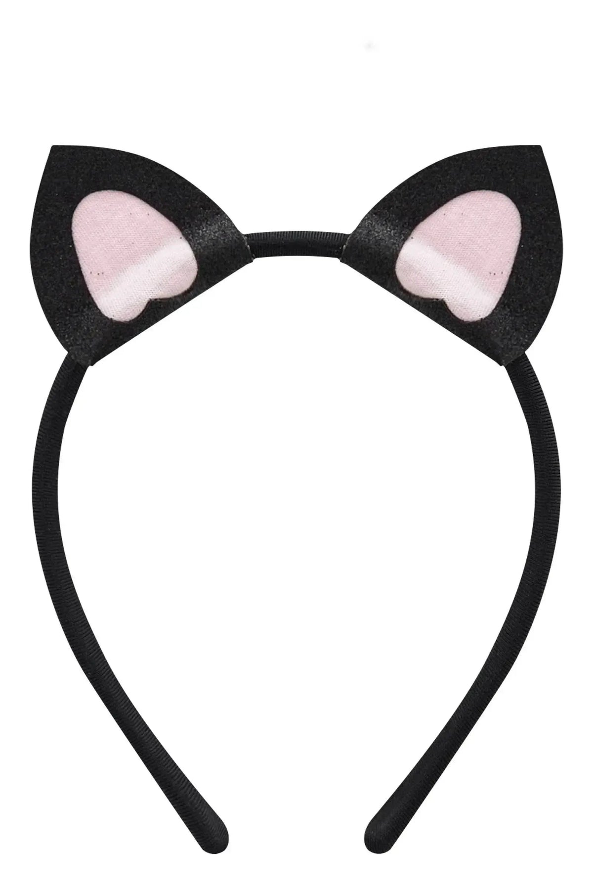 Fantasia de Gatinha (Vestido em Ribana e Paetê. Acompanha Arco e Rabo Removível) 99727 Kukiê Infantil Menina