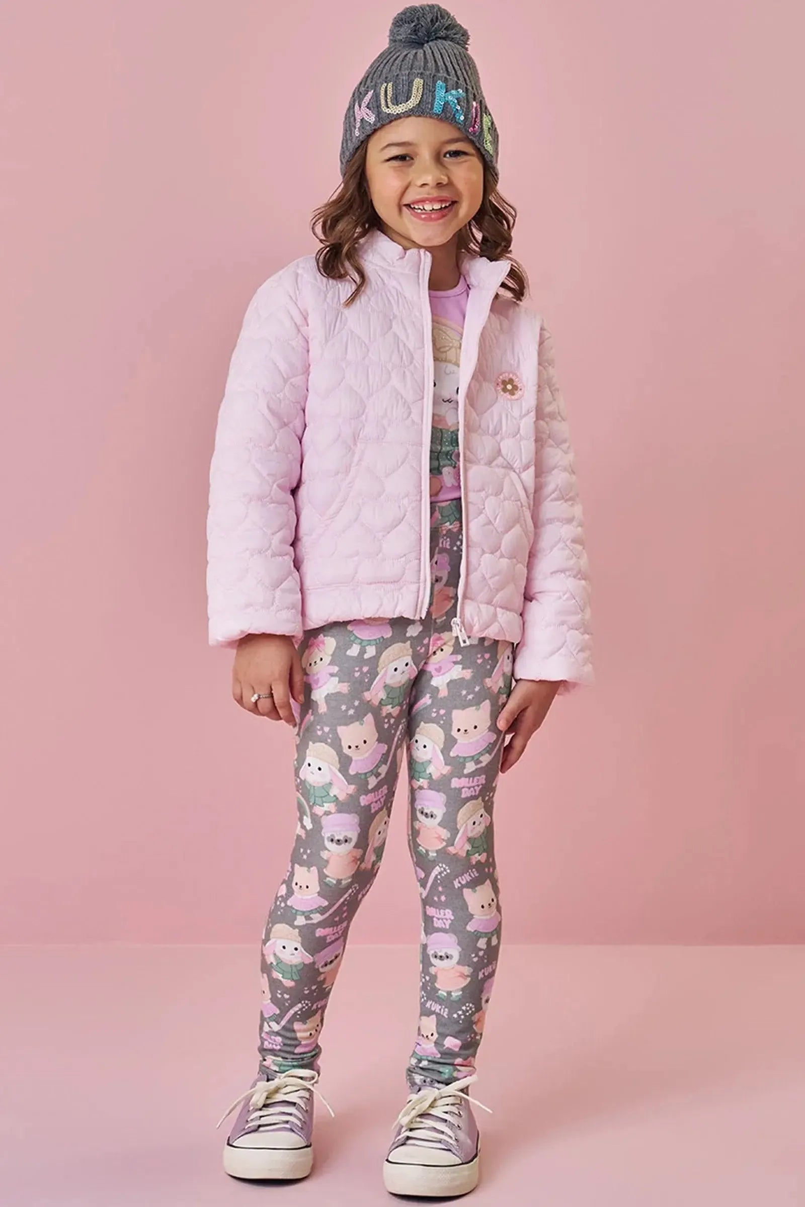 Gorro em Tricot 86543 Kukiê Infantil Menina