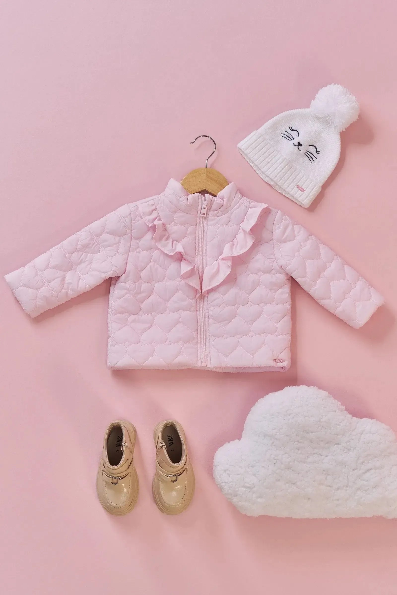 Gorro em Tricot 86648 Kukiê Bebê Menina