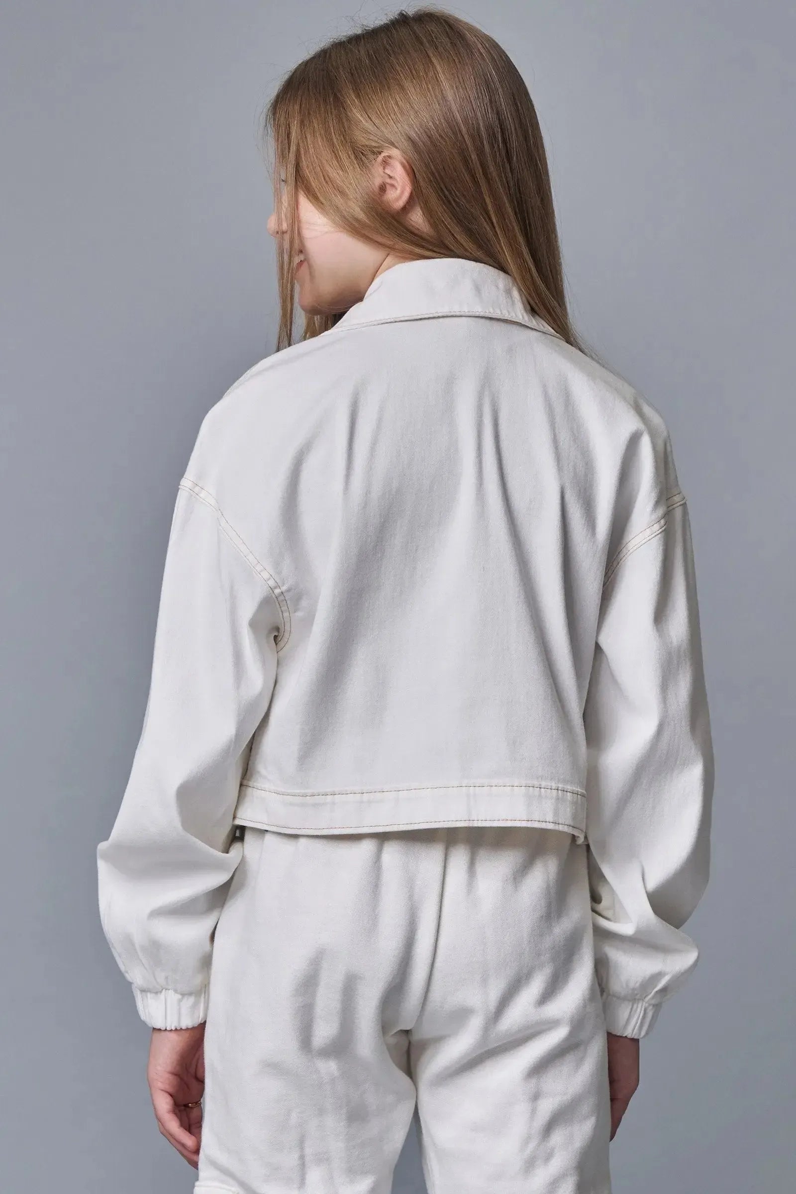 Jaqueta Boxy Baggy em Sarja com Elastano 89357 Lilimoon Teen Menina