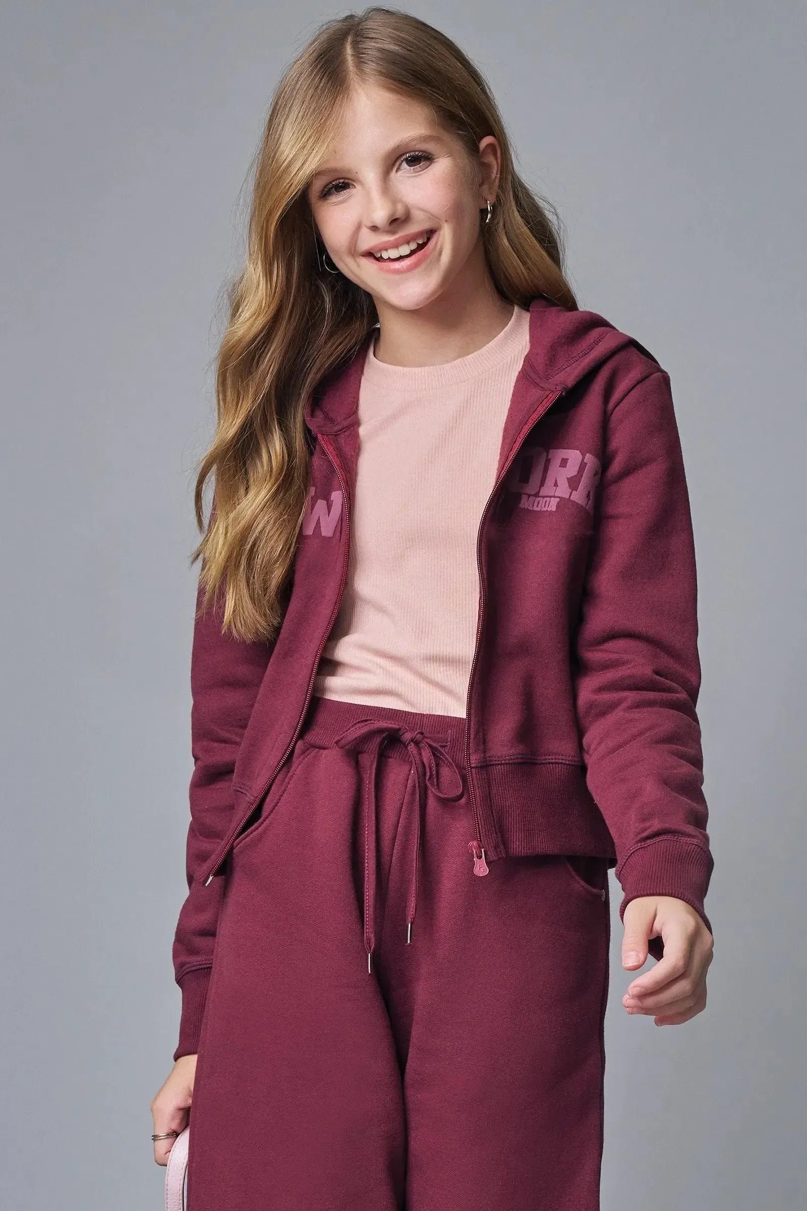 Jaqueta Boxy com Capuz em Moletom com Pelúcia 89419 Lilimoon Teen Menina
