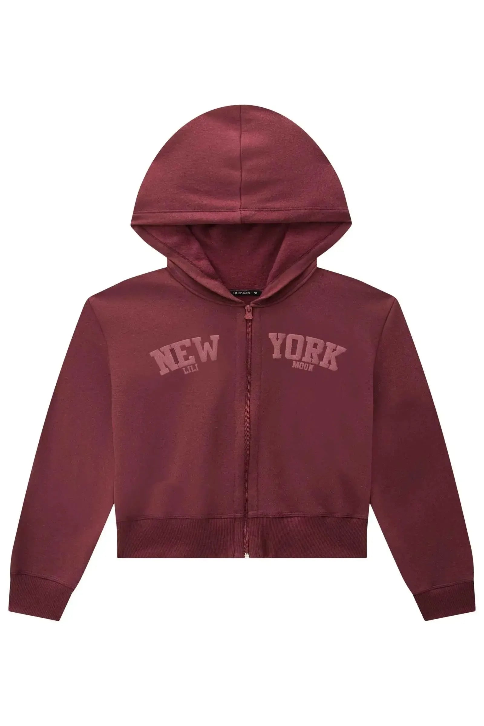 Jaqueta Boxy com Capuz em Moletom com Pelúcia 89419 Lilimoon Teen Menina