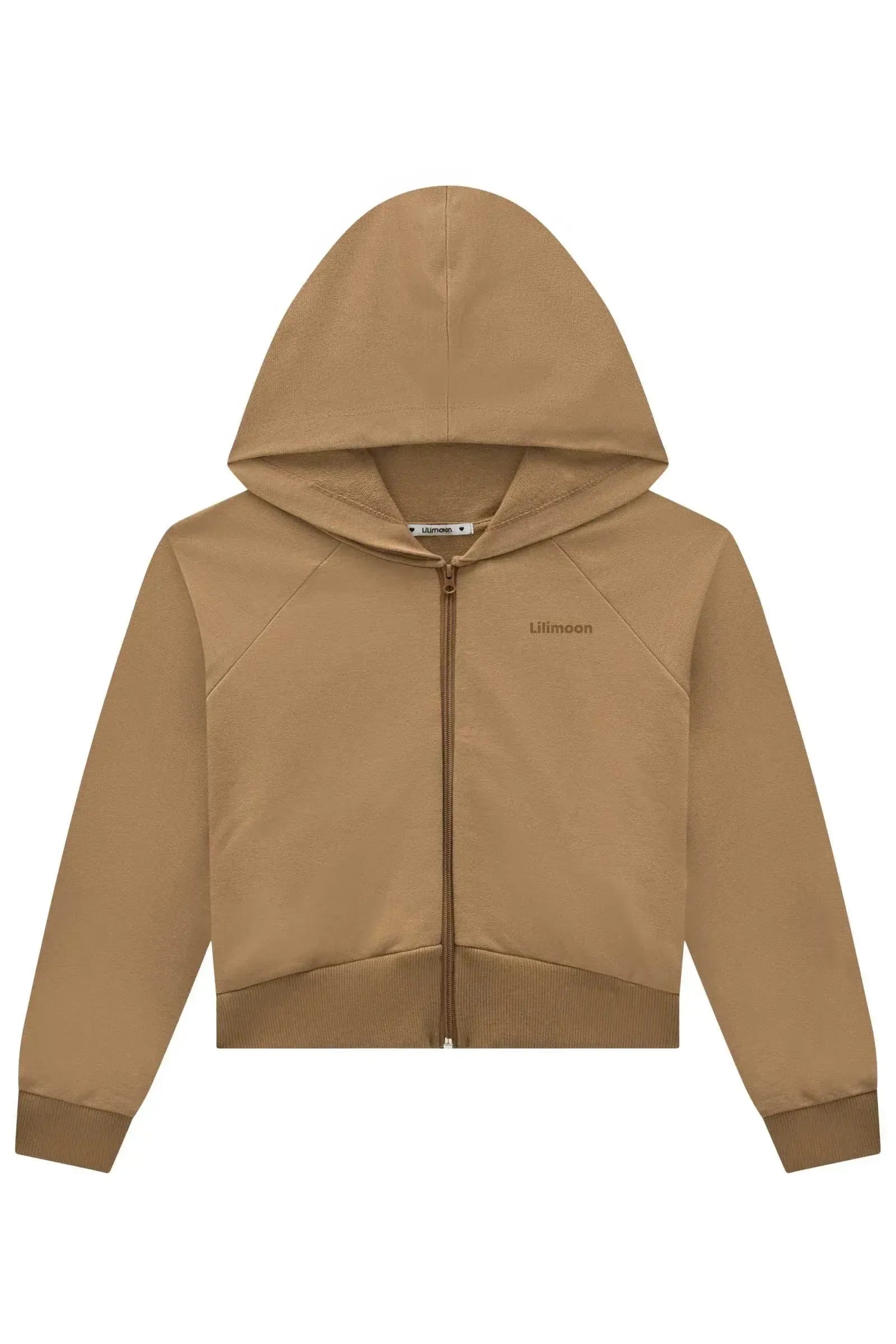 Jaqueta Boxy Over com Capuz em Moletom sem Pelúcia 89416 Lilimoon Teen Menina