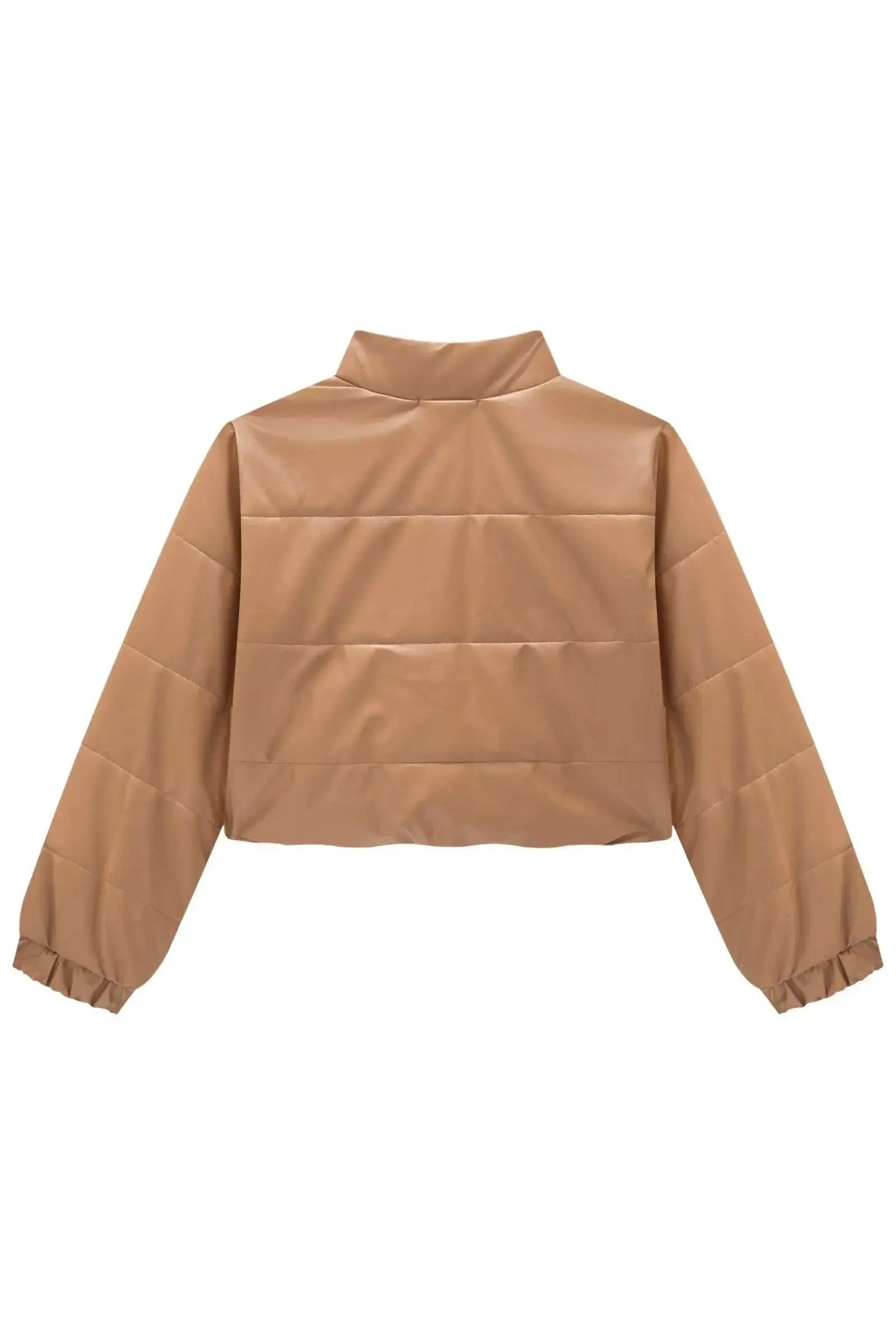 Jaqueta Boxy Puffer em Couro Sintético 89339 Lilimoon Teen Menina