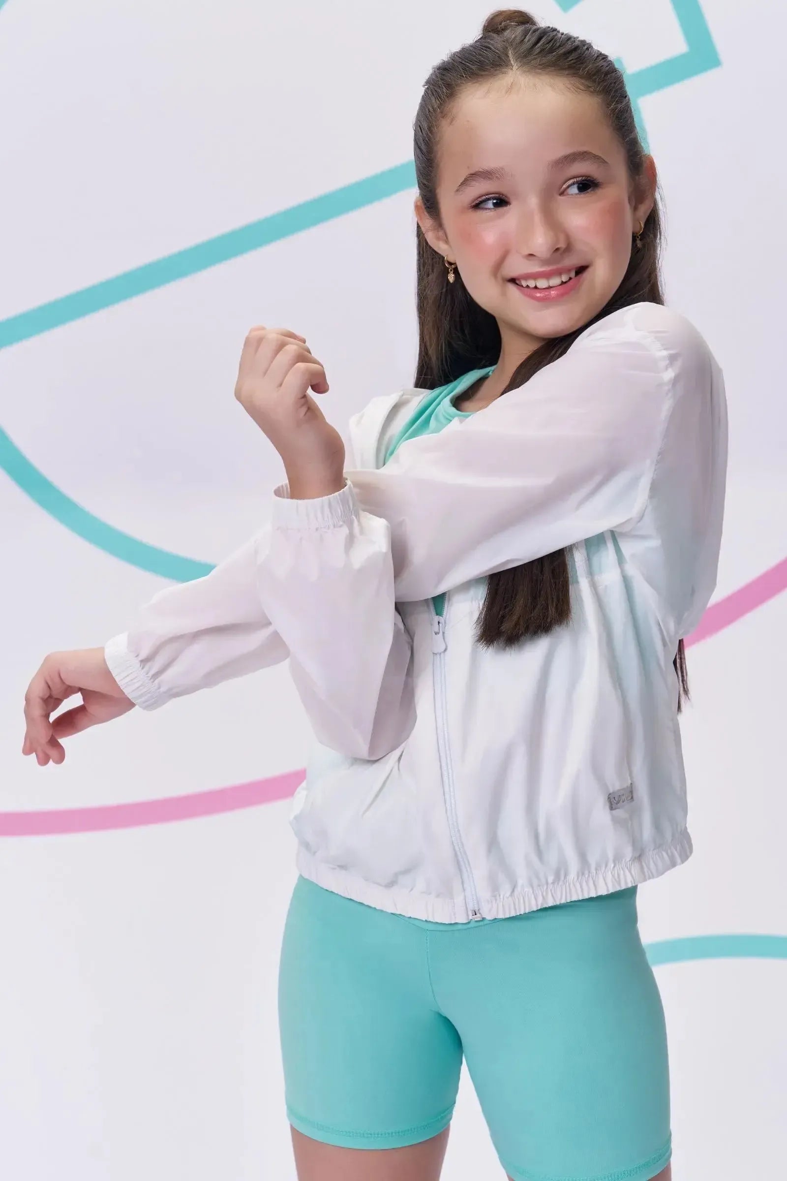 Jaqueta Corta Vento em Air Tech 96260 Vic&Vicky Teen Menina