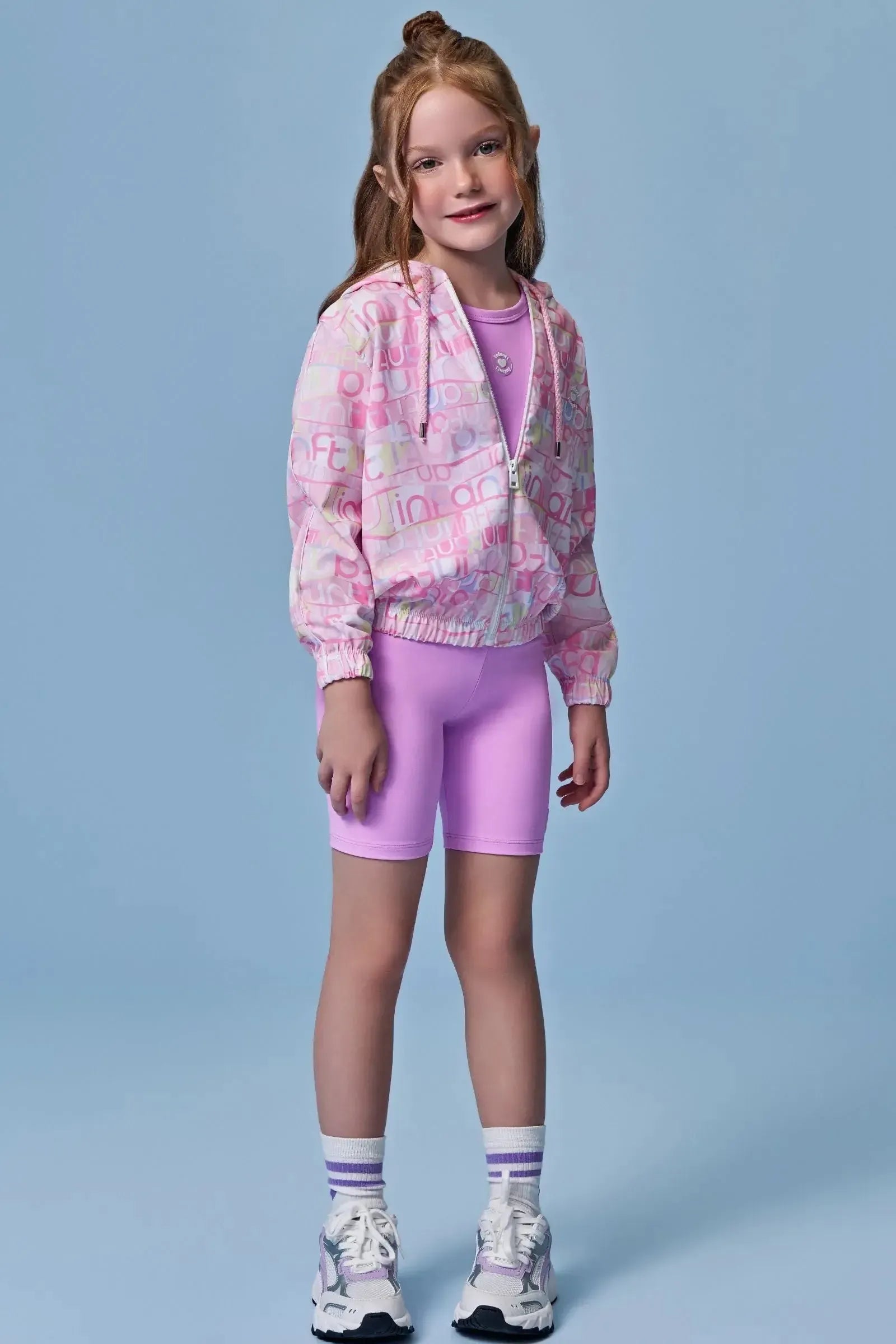Jaqueta Corta Vento em Ergonomic 96472 Infanti Infantil Menina