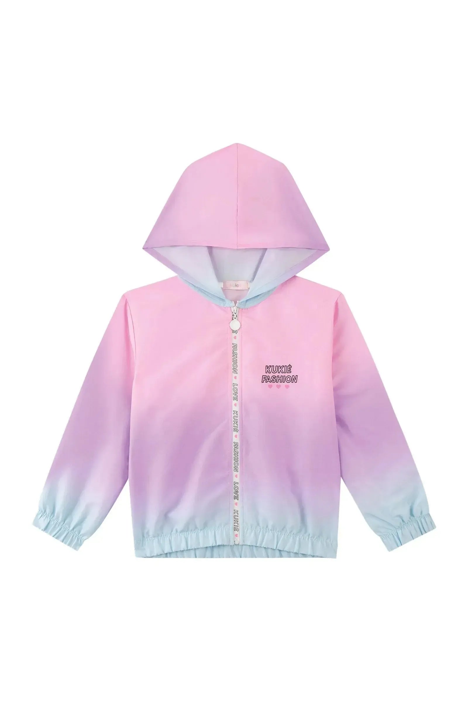 Jaqueta Corta Vento em Nylon 90233 Kukiê Infantil Menina