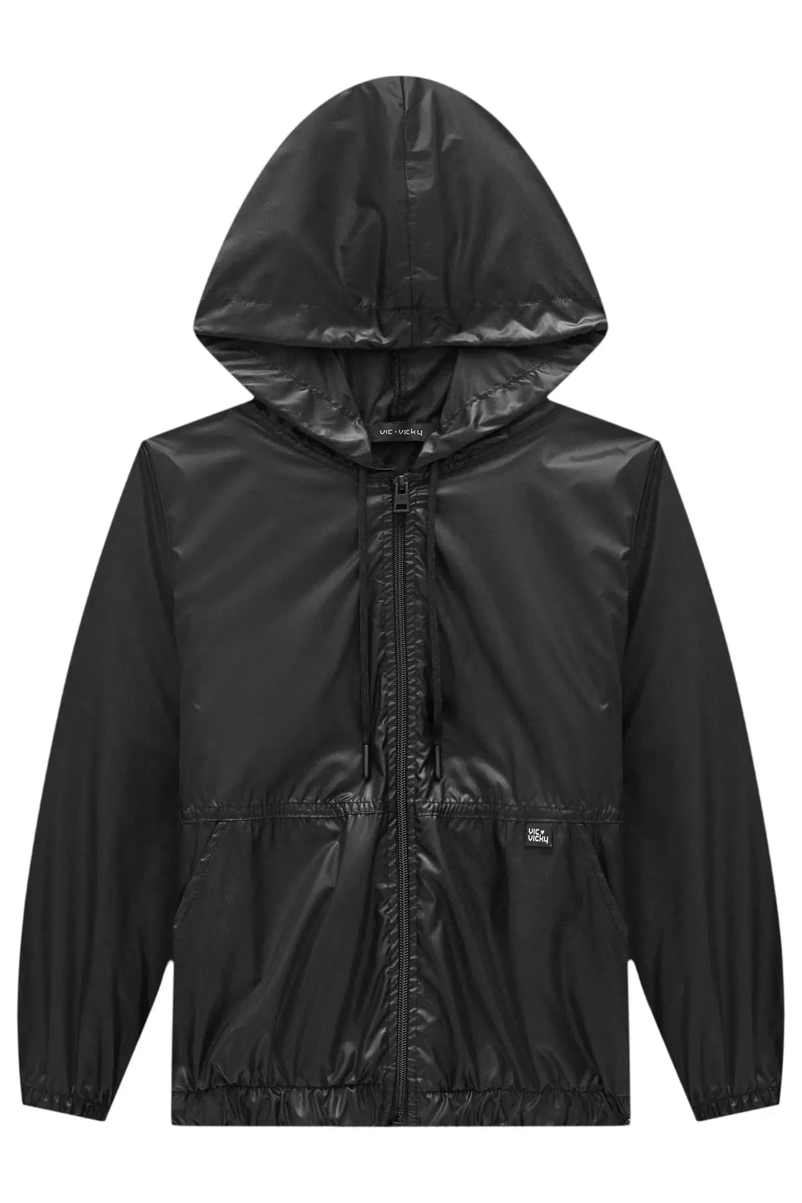 Jaqueta Corta Vento em Nylon Asia 90643 Vic&Vicky Teen Menina