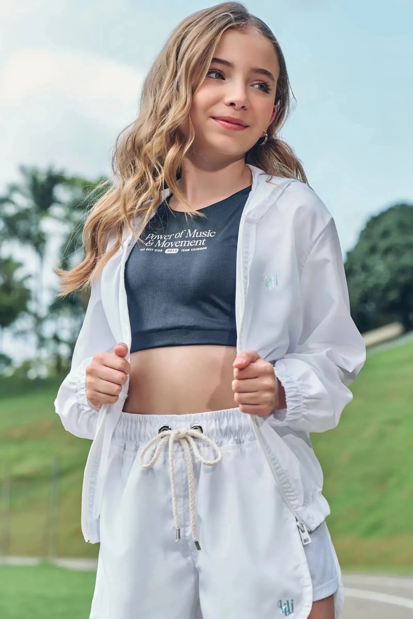 Jaqueta Corta Vento em Nylon Aspen 85288 Lilimoon Teen Menina