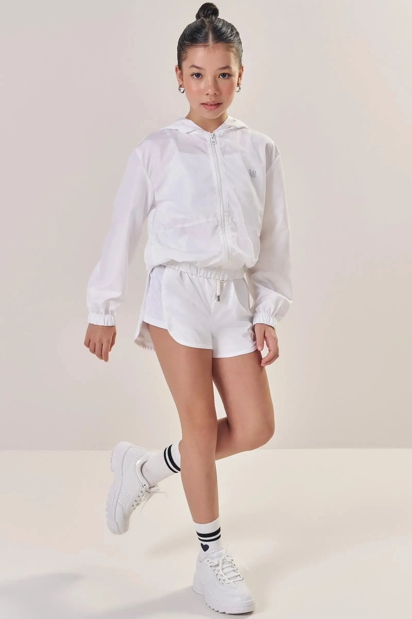 Jaqueta Corta Vento em Nylon Aspen 85288 Lilimoon Teen Menina