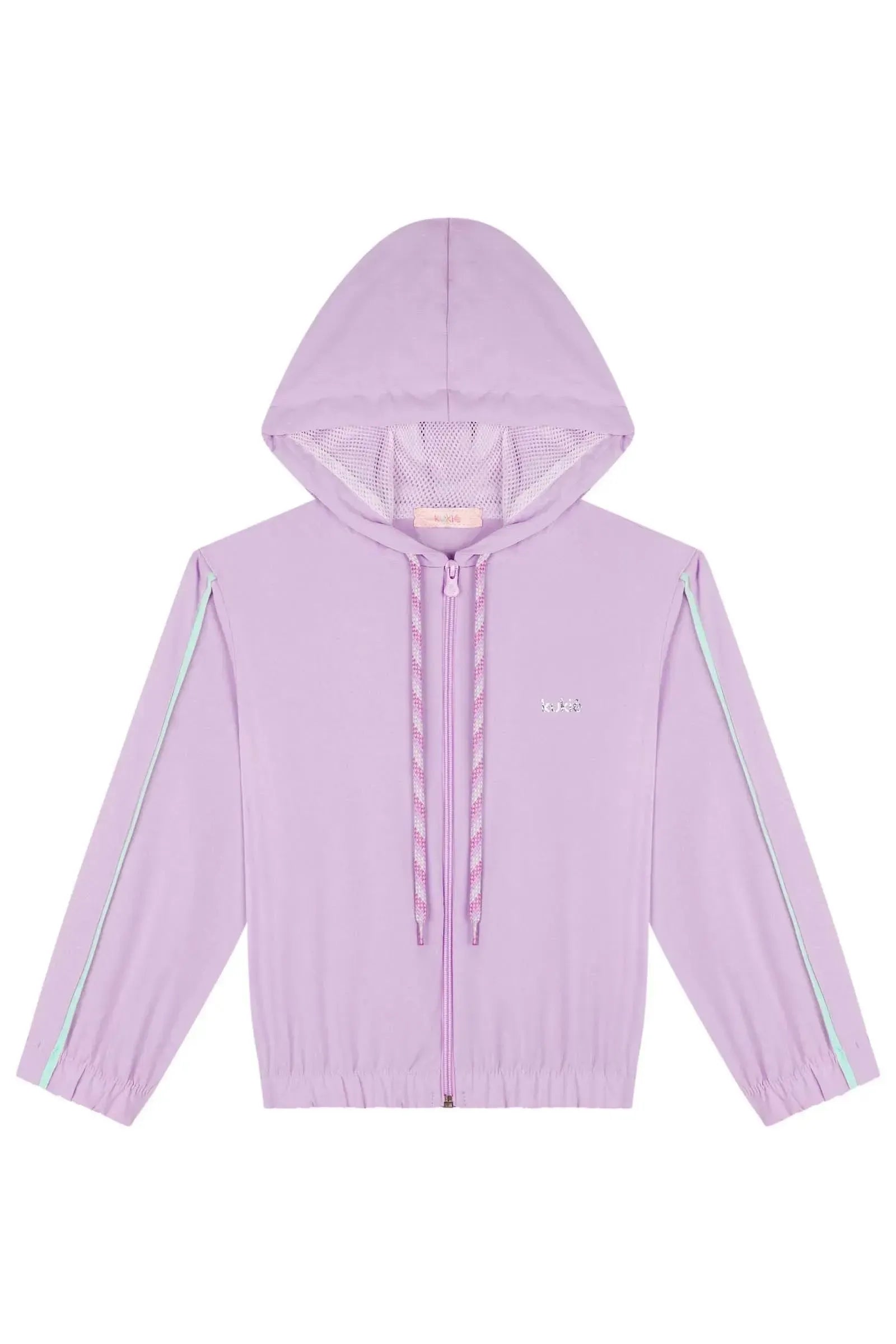 Jaqueta Corta Vento em Nylon com Elastano 83792 Kukiê Infantil Menina