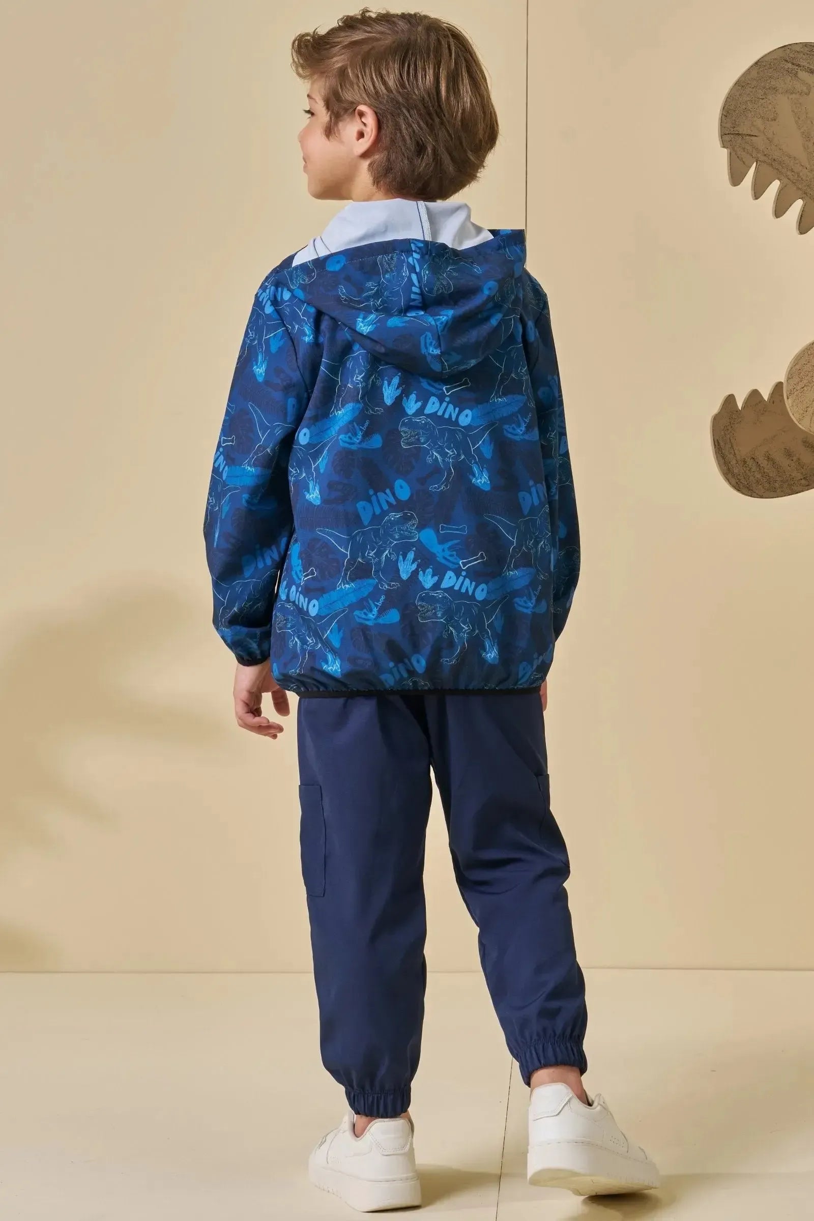 Jaqueta Corta Vento em Nylon Ergonomic com Elastano 94782 LucBoo Infantil Menino