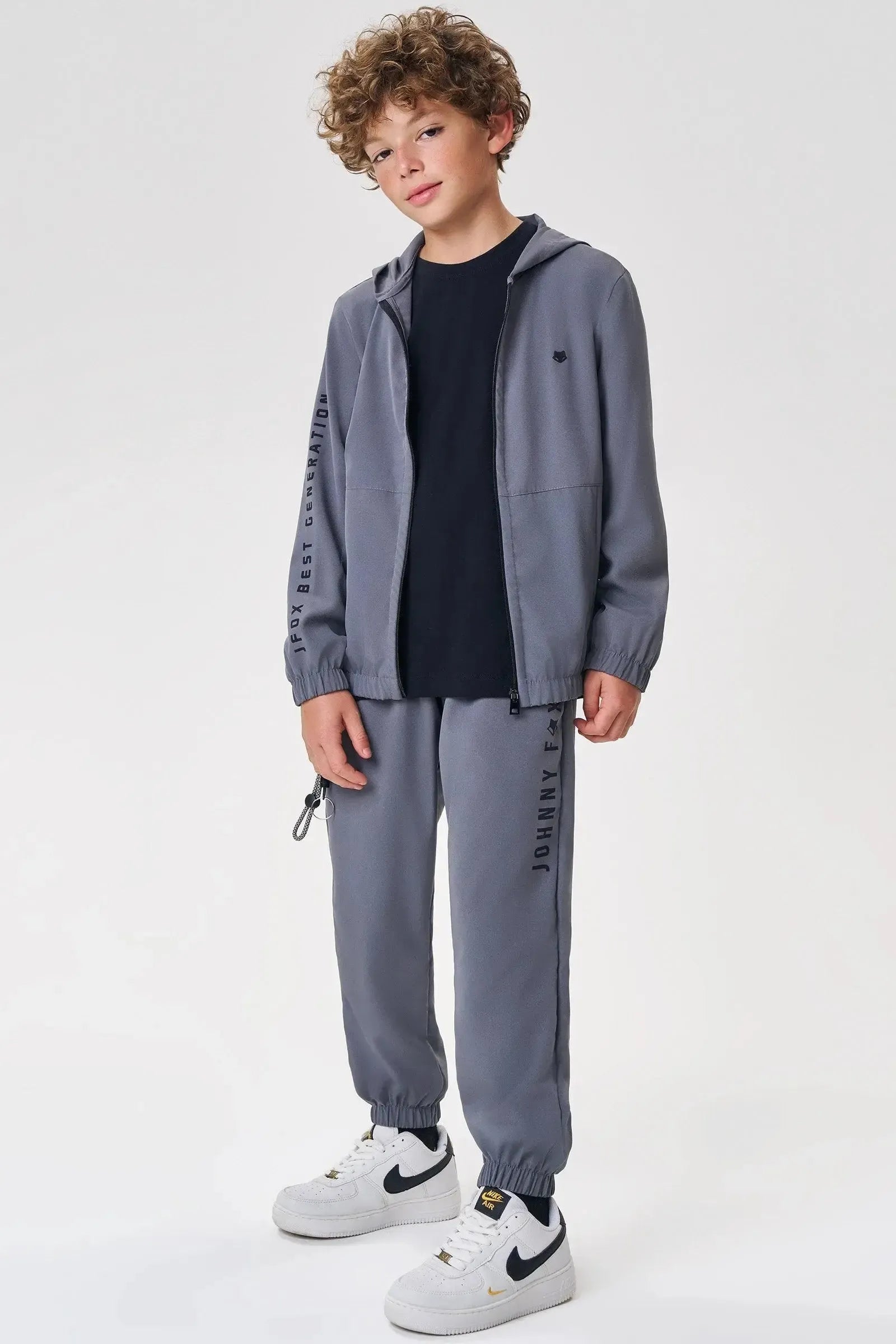 Jaqueta Corta Vento em Nylon Hidronatic com Elastano 90192 Johnny Fox Teen Menino