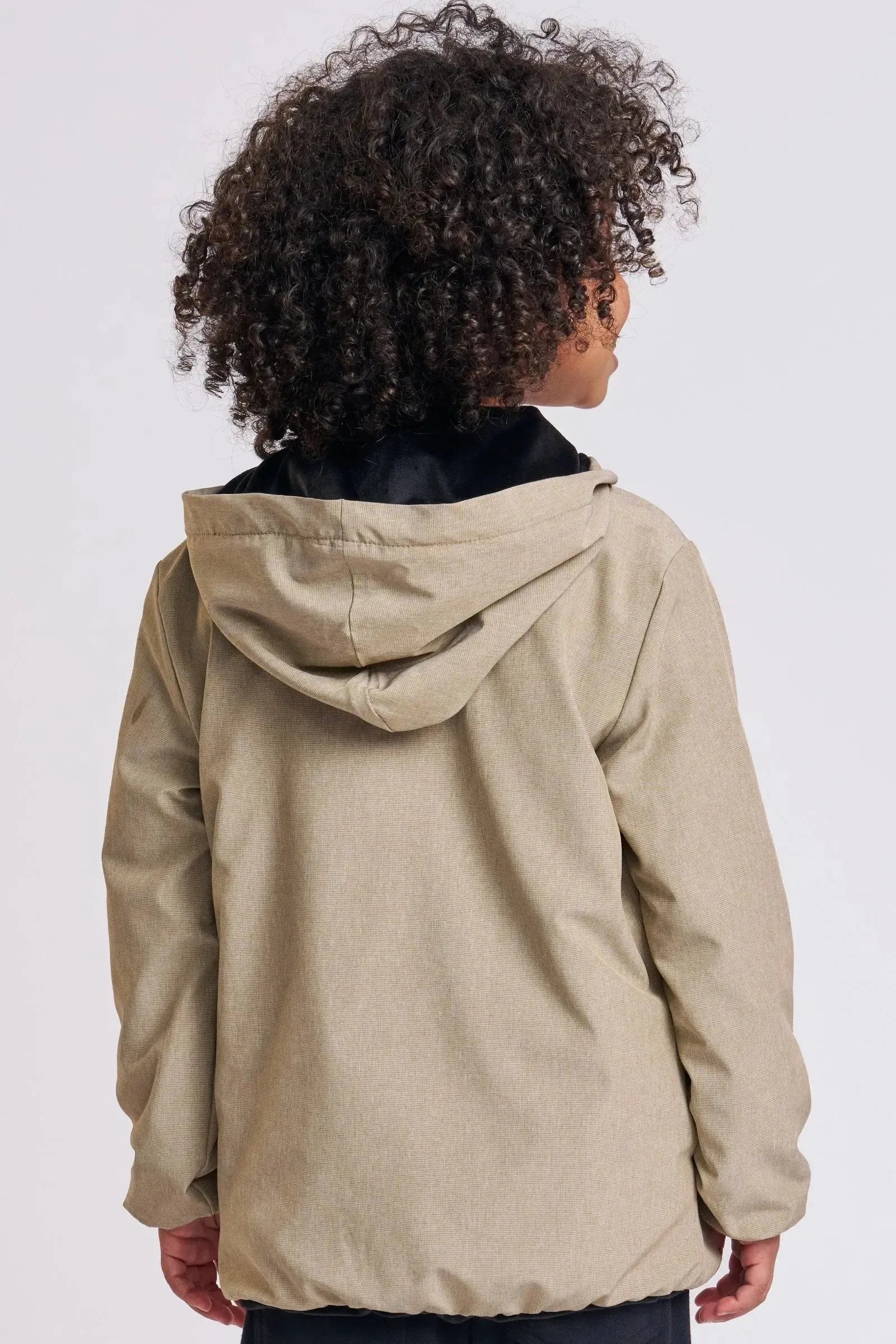 Jaqueta Corta Vento em Nylon Mesclado com Elastano 91823 LucBoo Infantil Menino