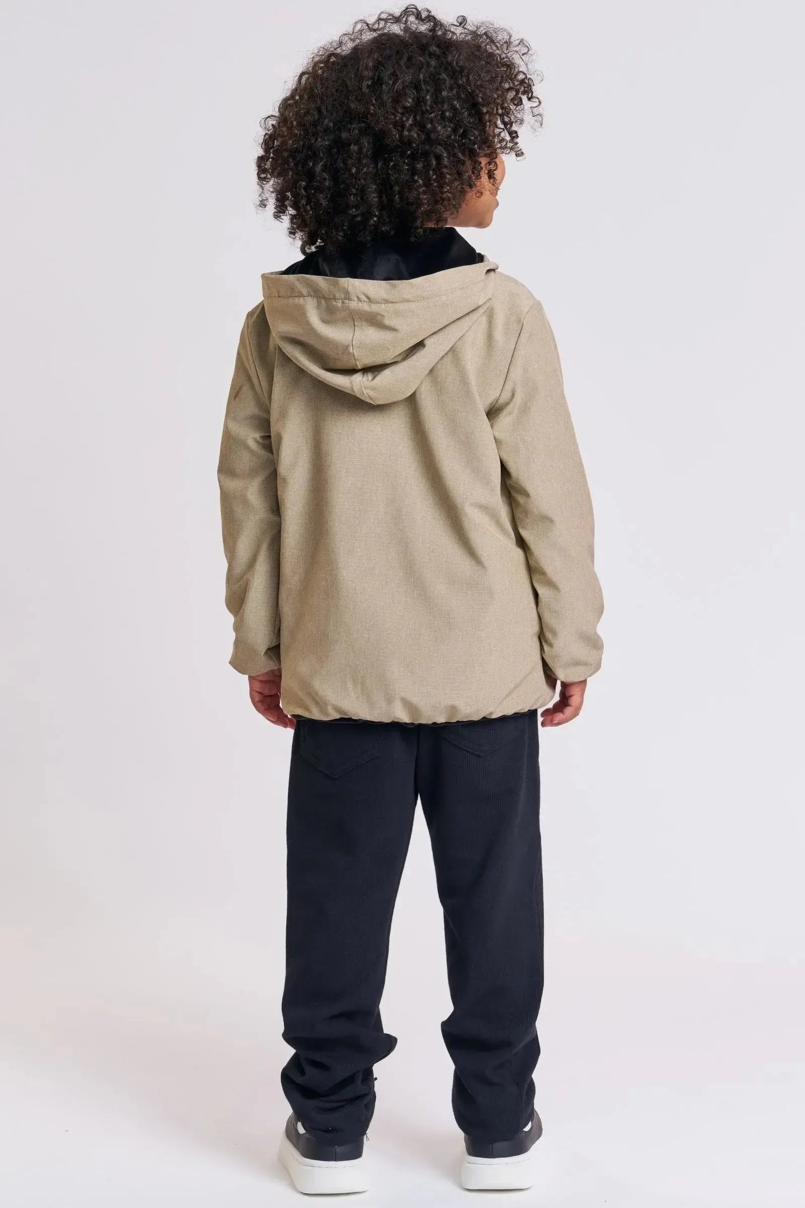 Jaqueta Corta Vento em Nylon Mesclado com Elastano 91823 LucBoo Infantil Menino