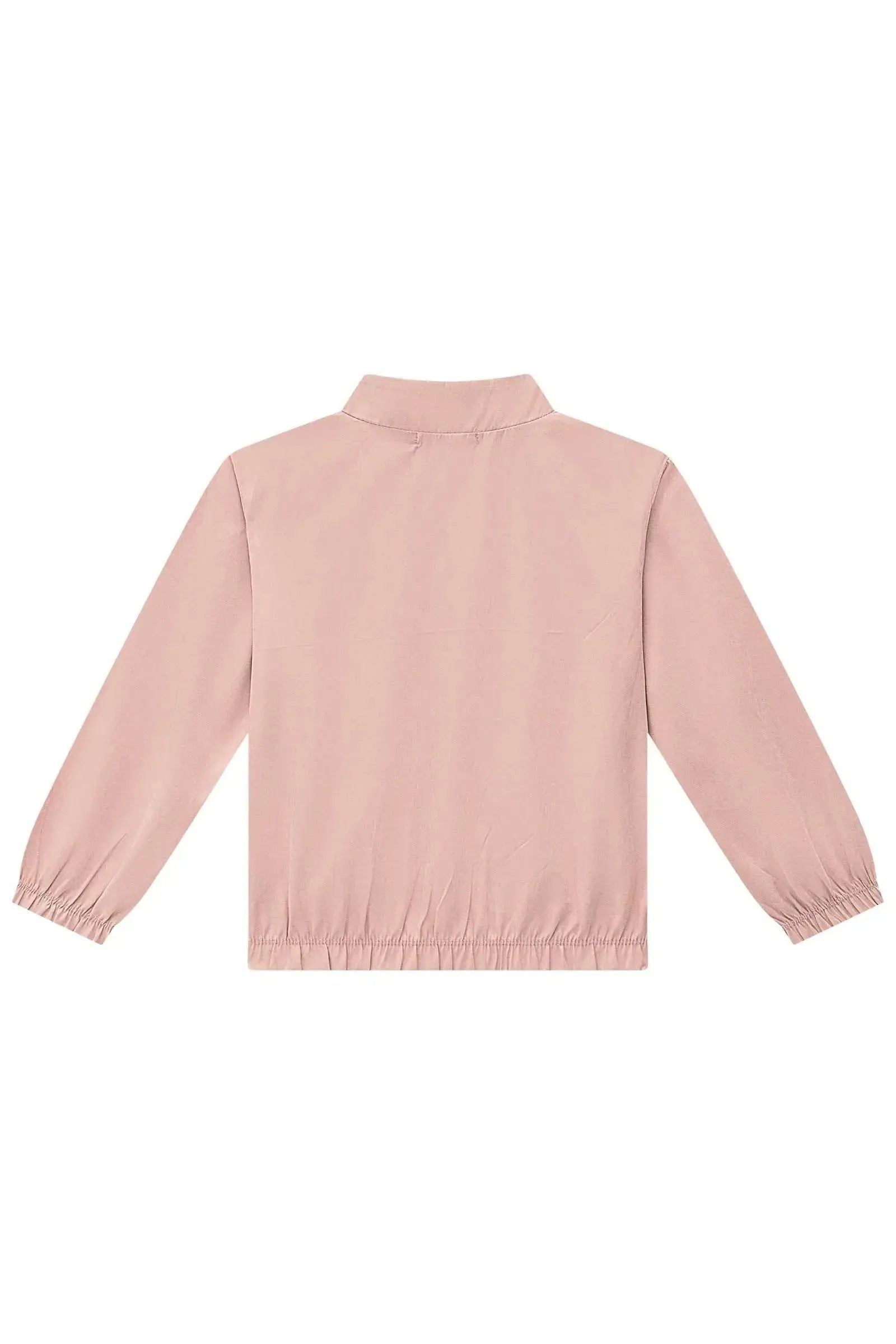 Jaqueta Corta Vento em Nylon Toque de Pêssego 91890 Infanti Infantil Menina