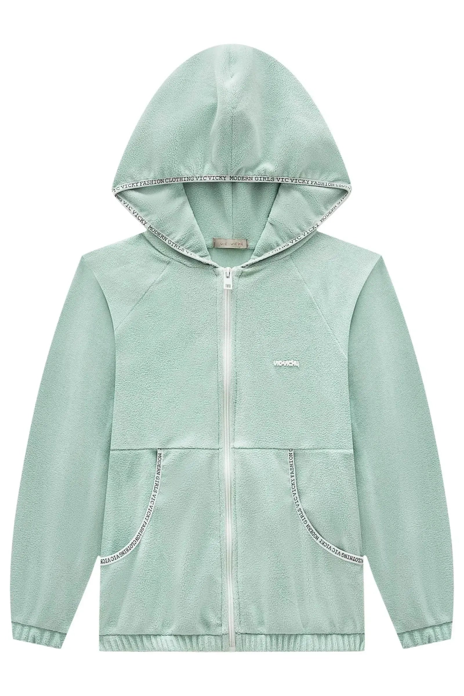 Jaqueta em Fleece 92016 Vic&Vicky Teen Menina