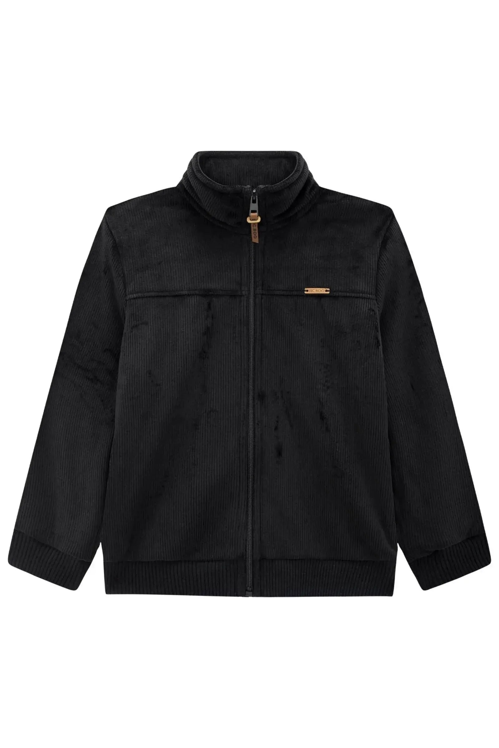 Jaqueta em Fleece Cotelê Dublado com Pelo Carneirinho 89723 LucBoo Infantil Menino