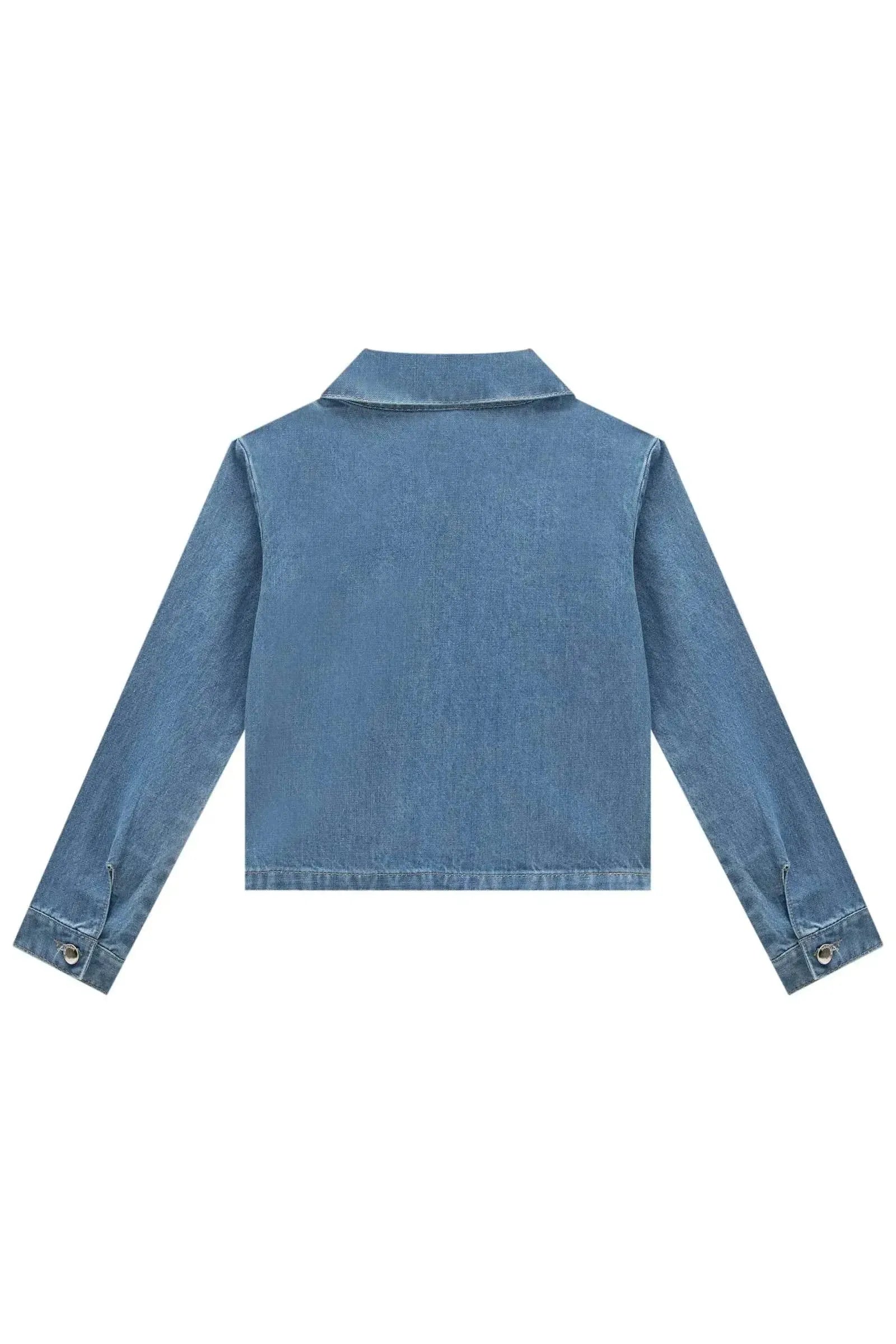 Jaqueta em Jeans 90636 Vic&Vicky Teen Menina