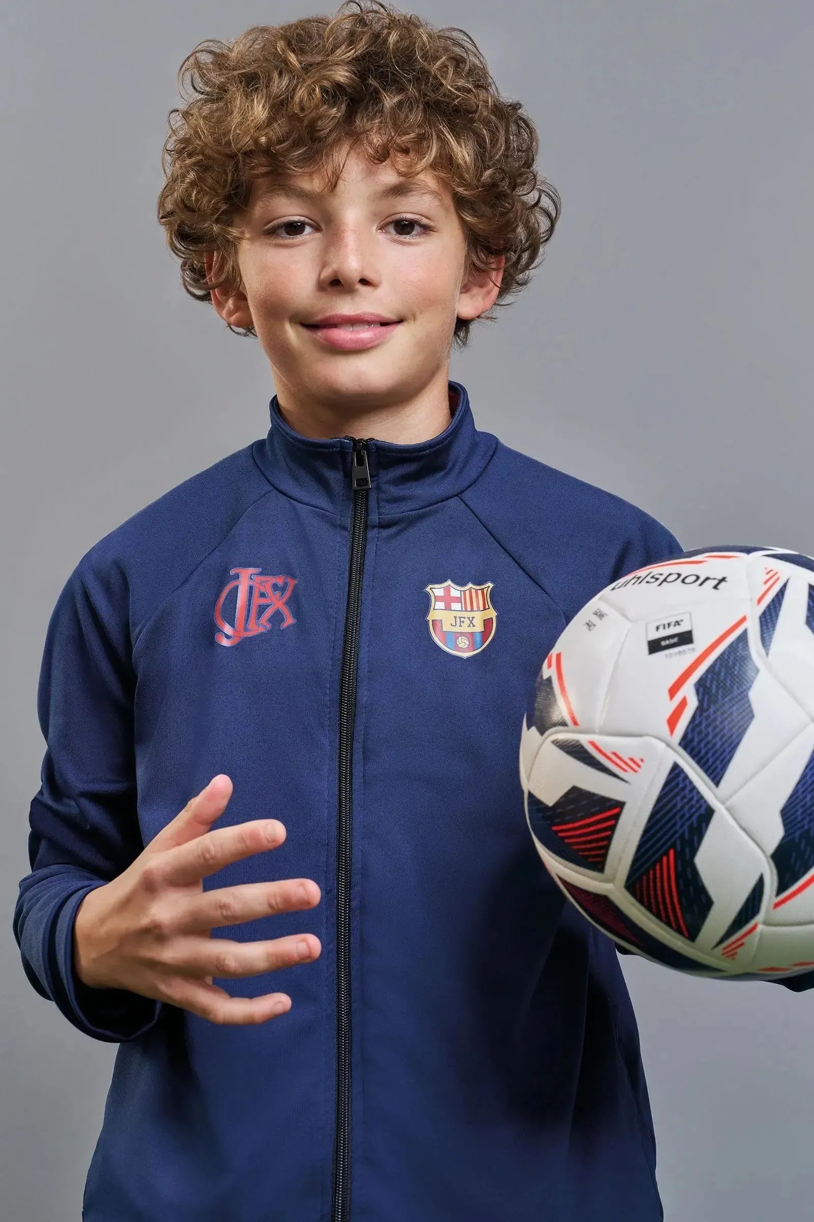 Jaqueta em Malha Termoskin com Elastano 92938 Johnny Fox Teen Menino