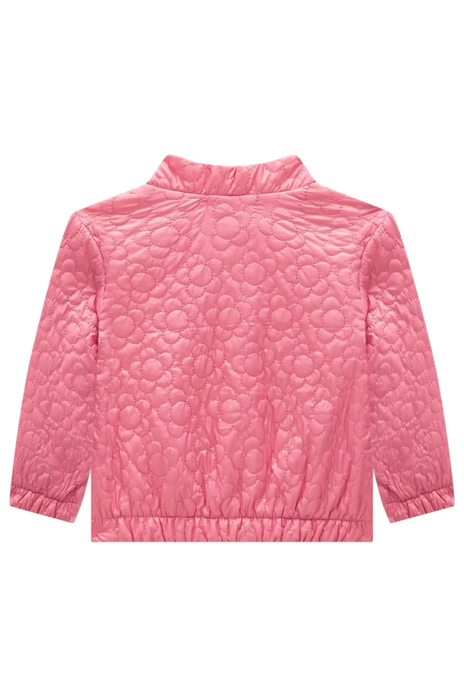 Jaqueta em Matelassê Flores 91099 Infanti Bebê Menina
