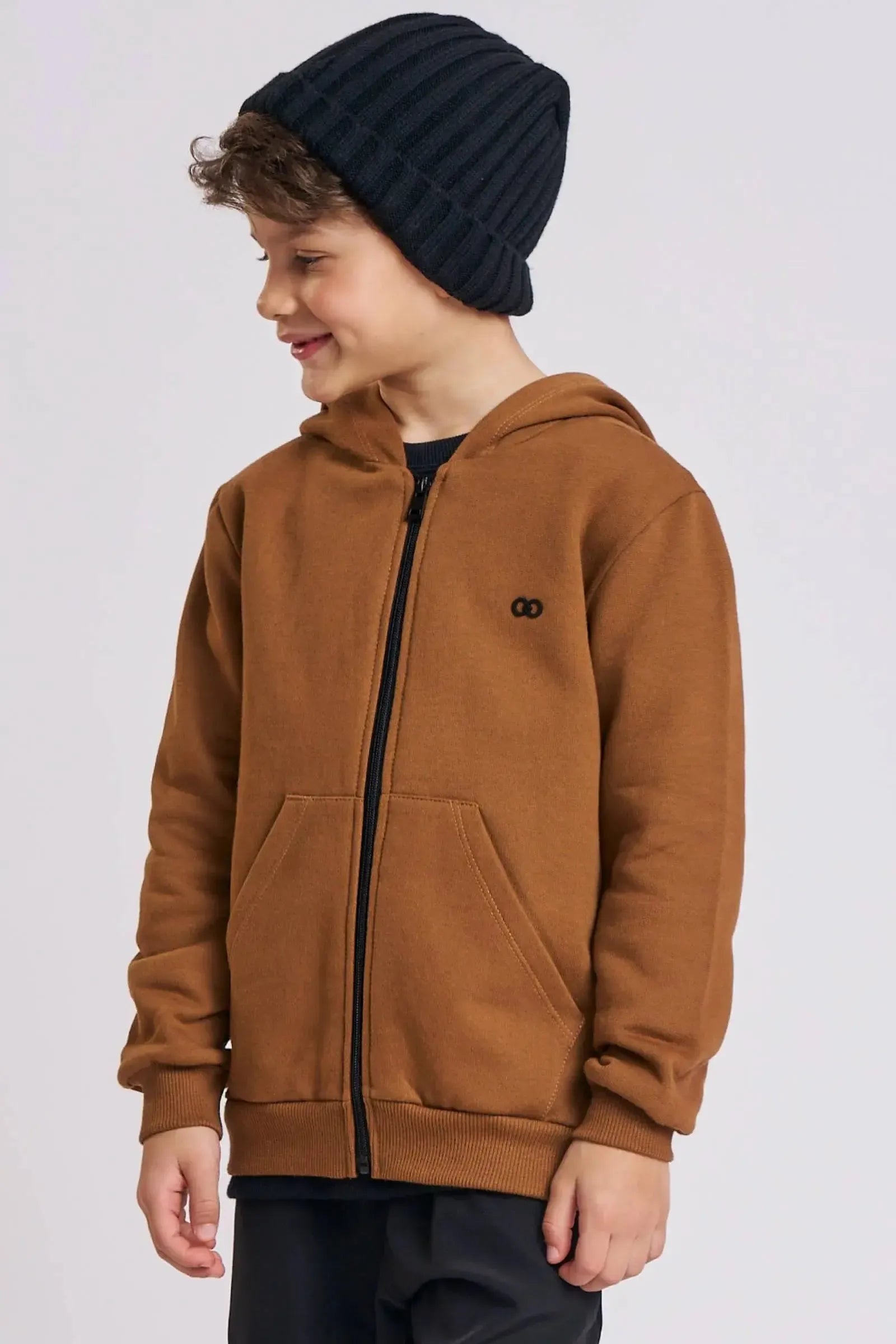 Jaqueta em Moletom com Pelúcia 92955 LucBoo Infantil Menino