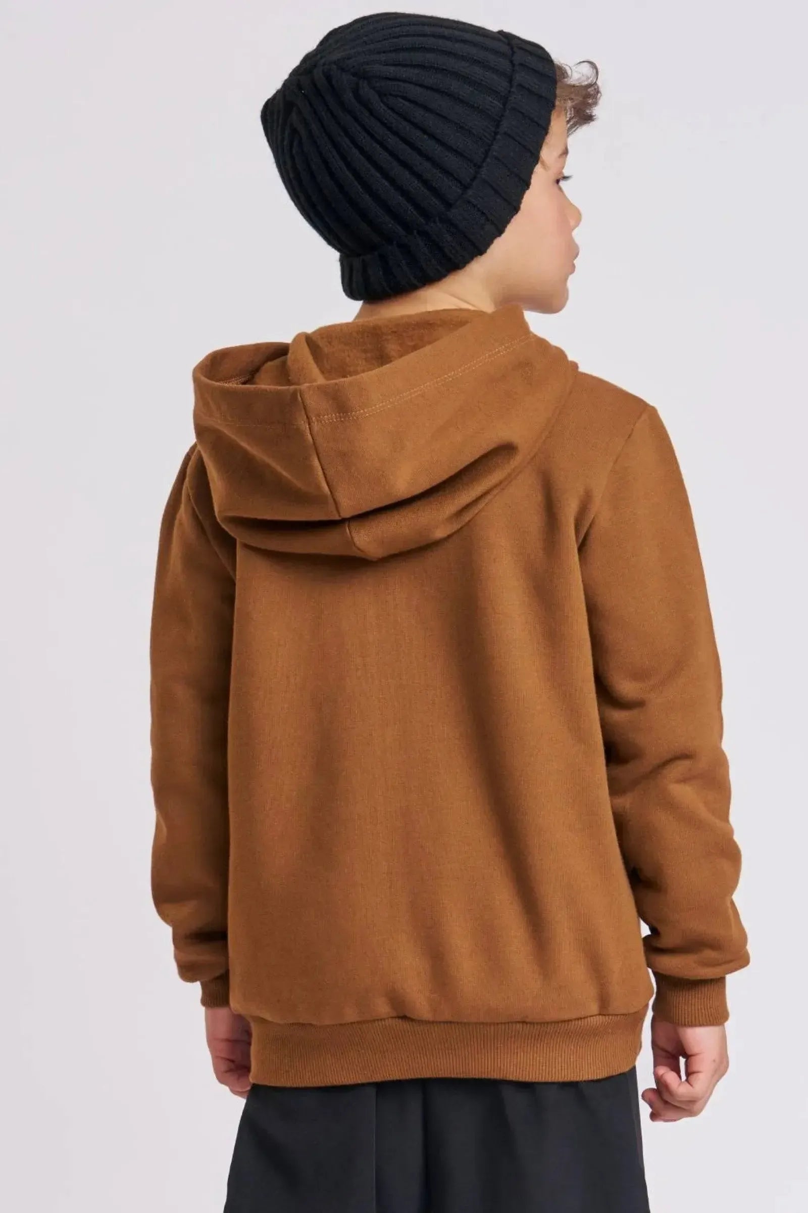 Jaqueta em Moletom com Pelúcia 92955 LucBoo Infantil Menino