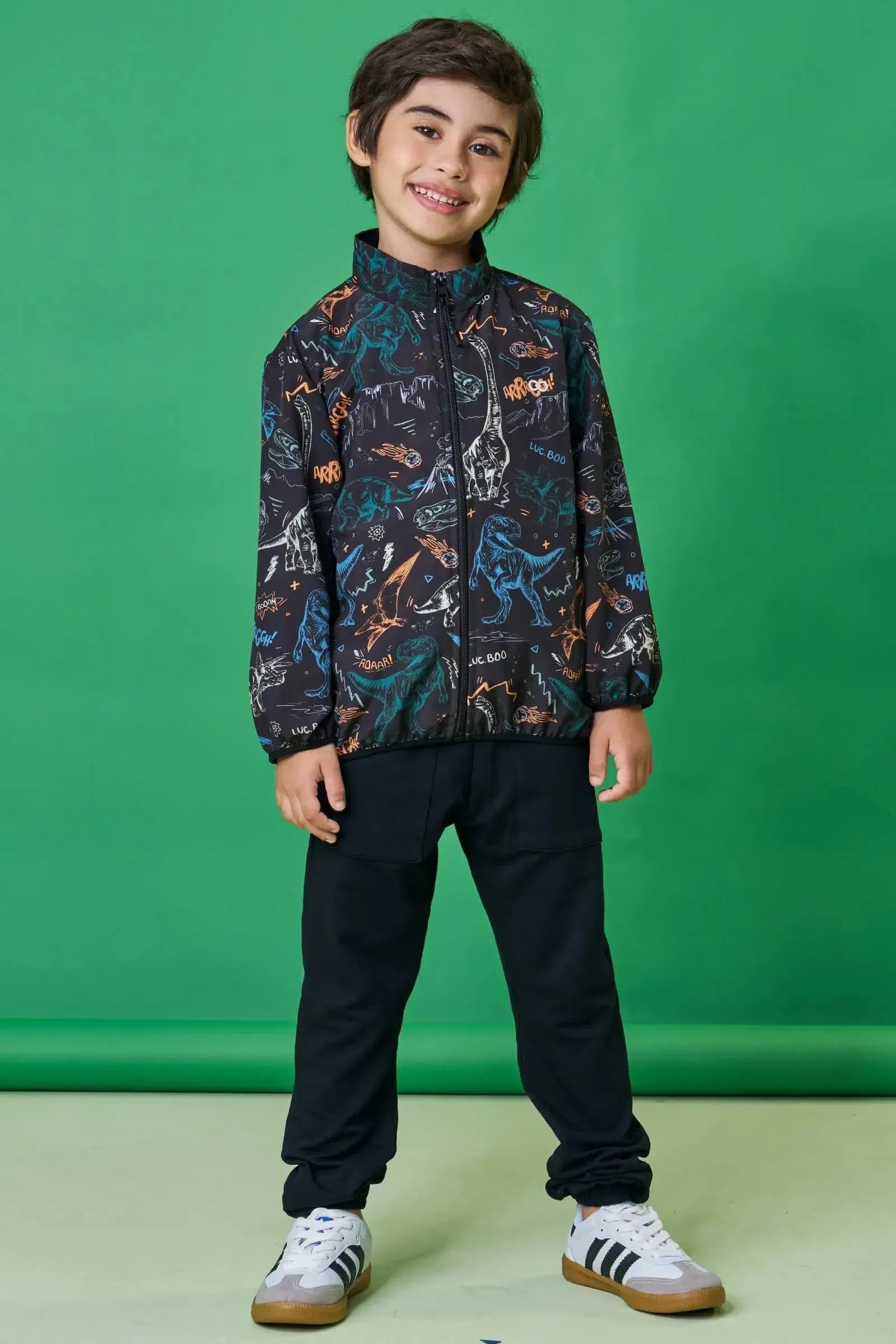 Jaqueta em Nylon Ergonomic com Elastano 90712 LucBoo Infantil Menino
