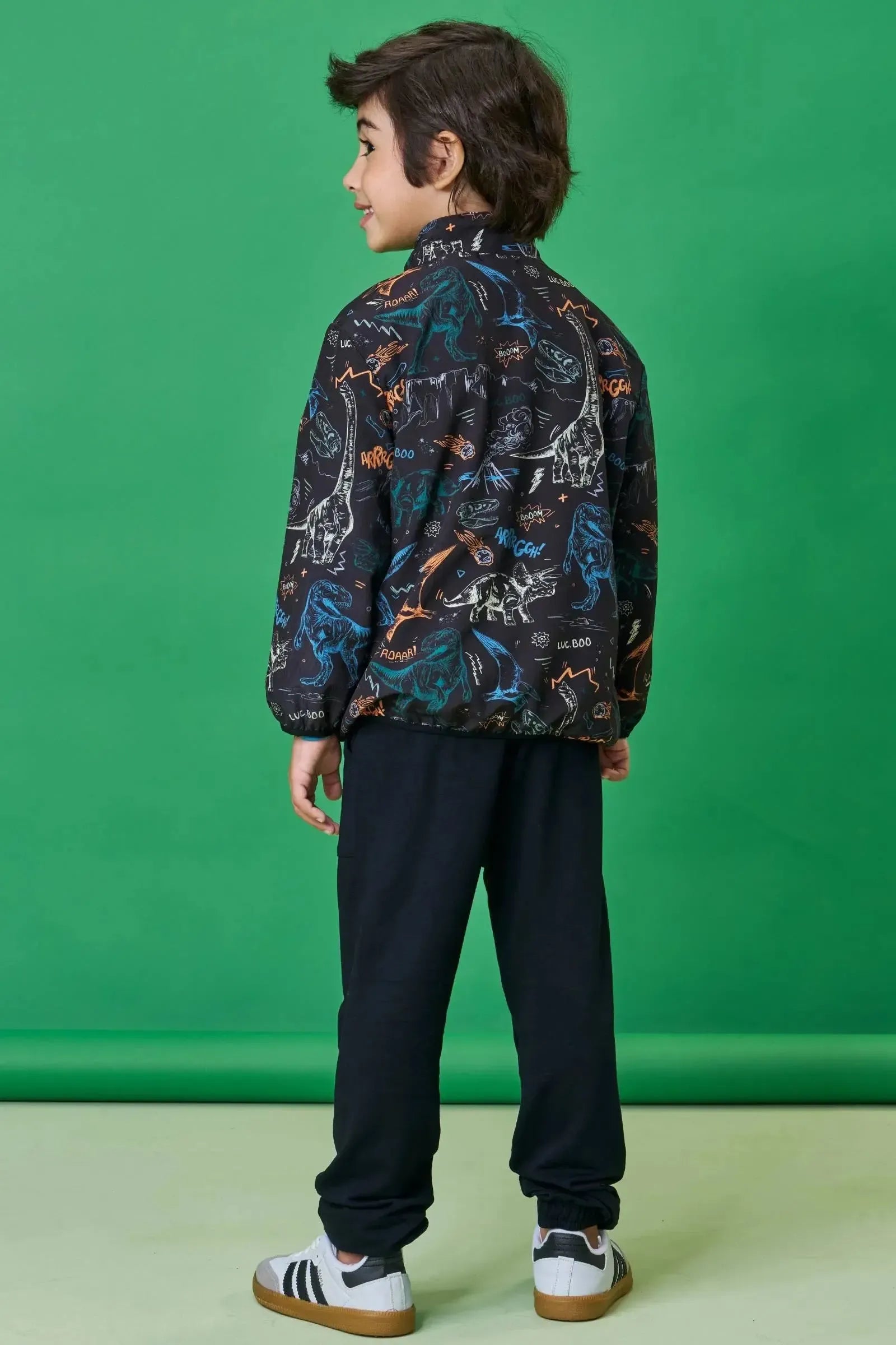 Jaqueta em Nylon Ergonomic com Elastano 90712 LucBoo Infantil Menino