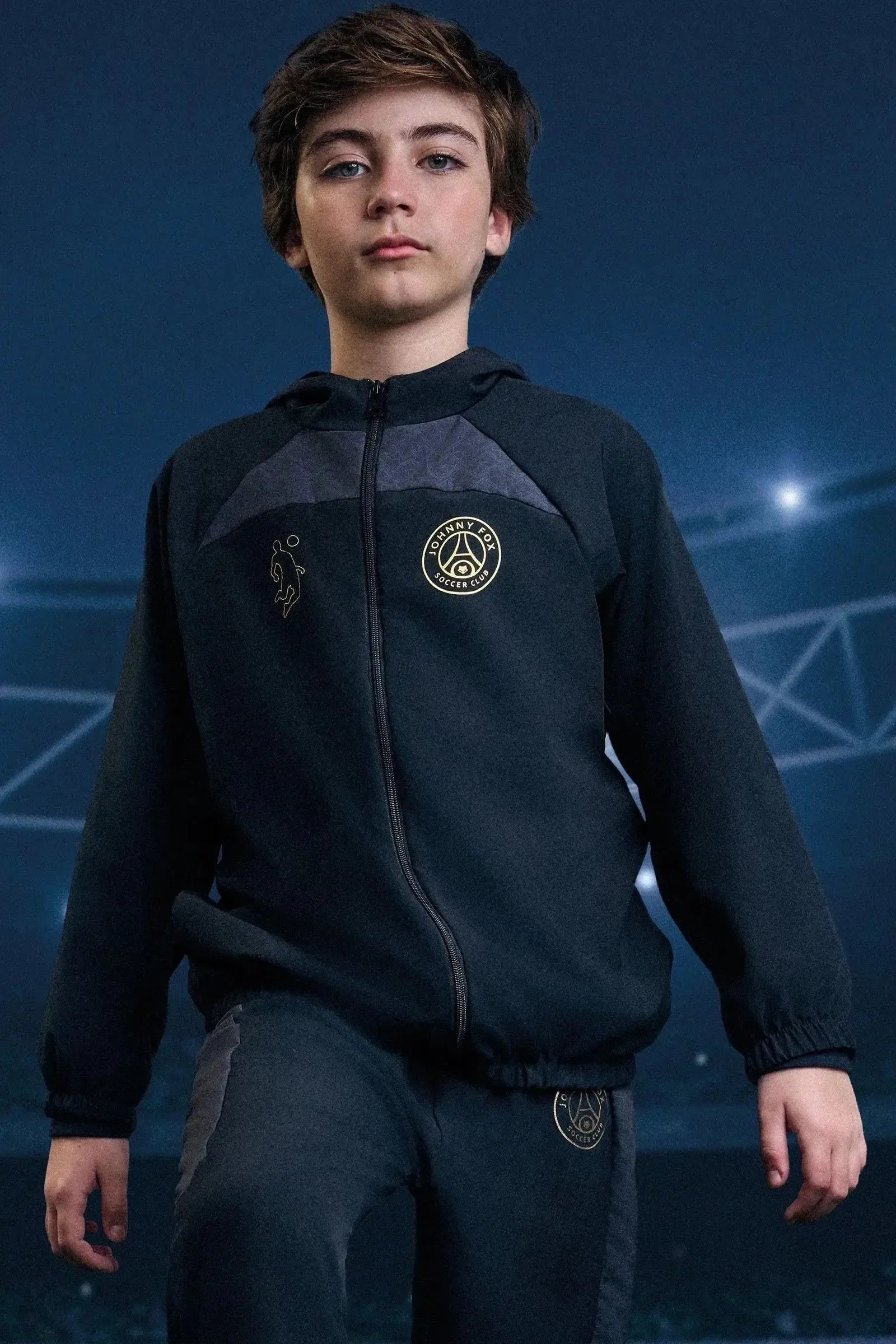 Jaqueta em Nylon Hidronatic com Elastano 92970 Johnny Fox Teen Menino