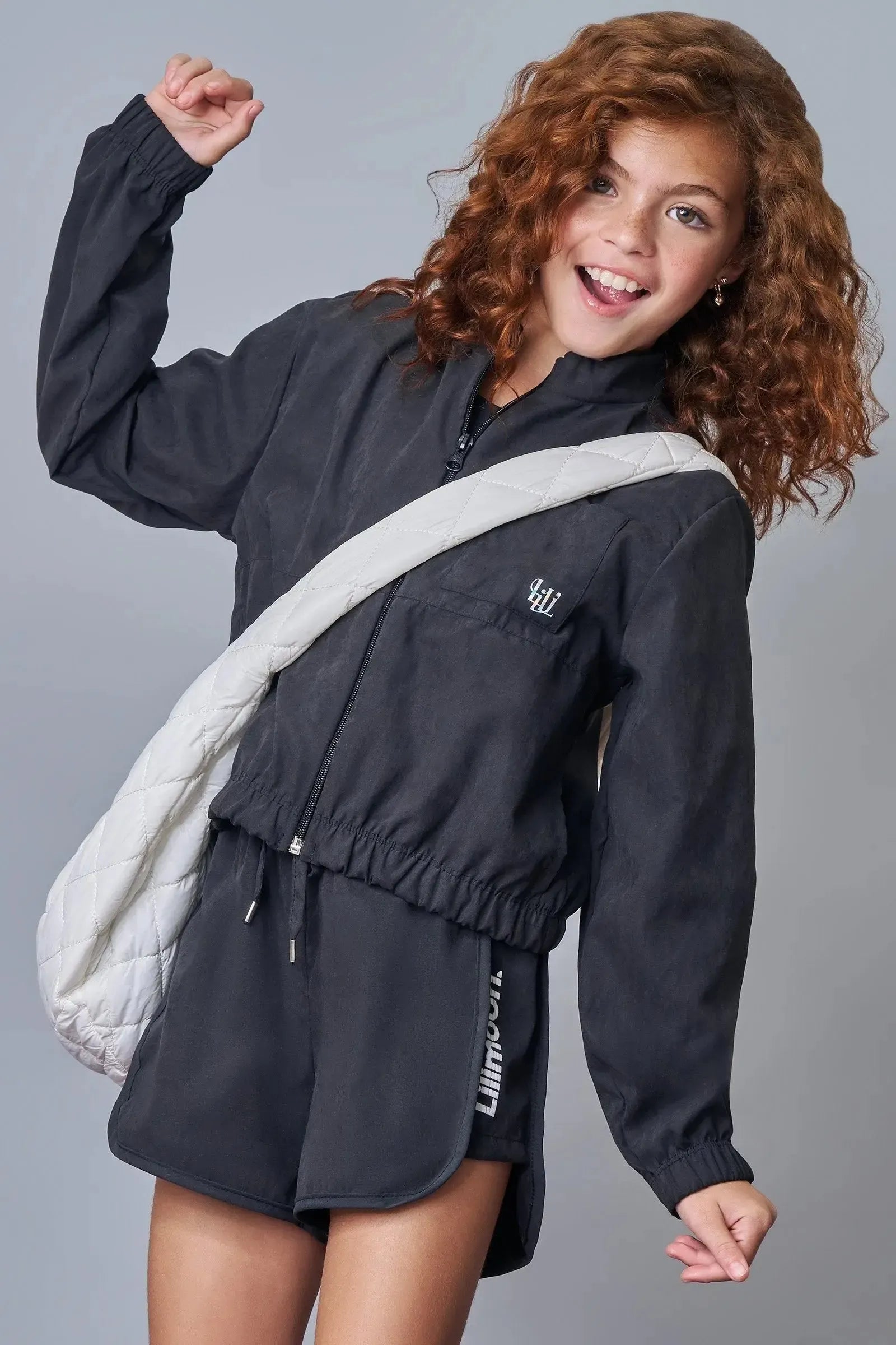 Jaqueta em Nylon Taslon 92289 Lilimoon Teen Menina