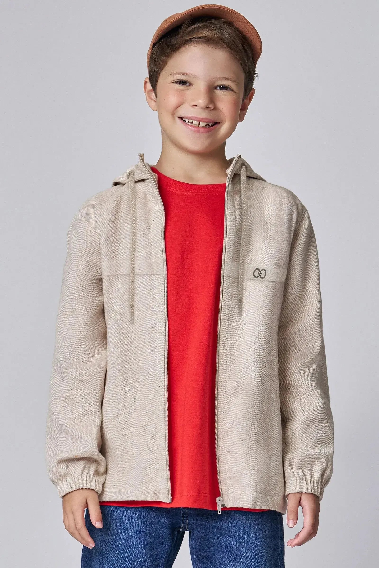 Jaqueta em Tecido Riveira 89478 LucBoo Infantil Menino