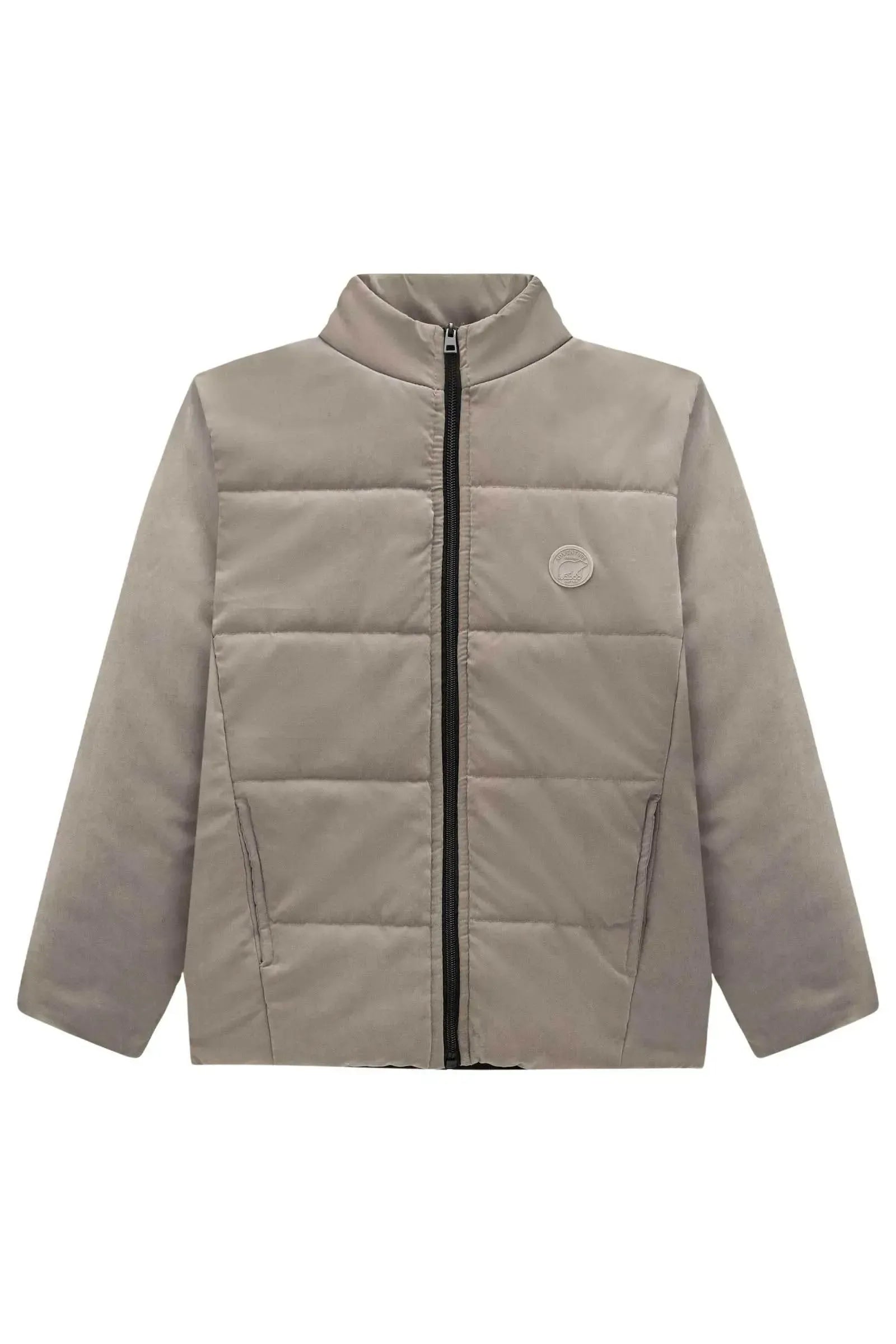 Jaqueta Puffer em Tecido Cupro 92394 LucBoo Infantil Menino