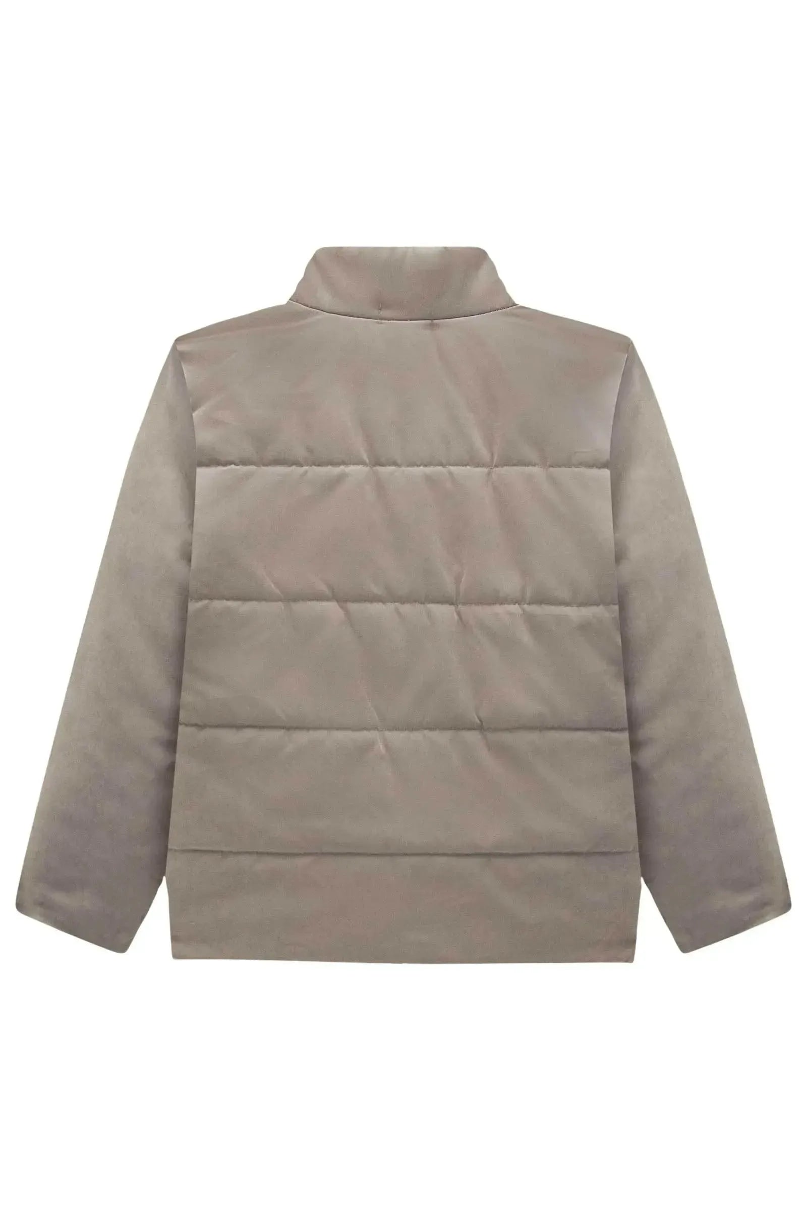 Jaqueta Puffer em Tecido Cupro 92394 LucBoo Infantil Menino