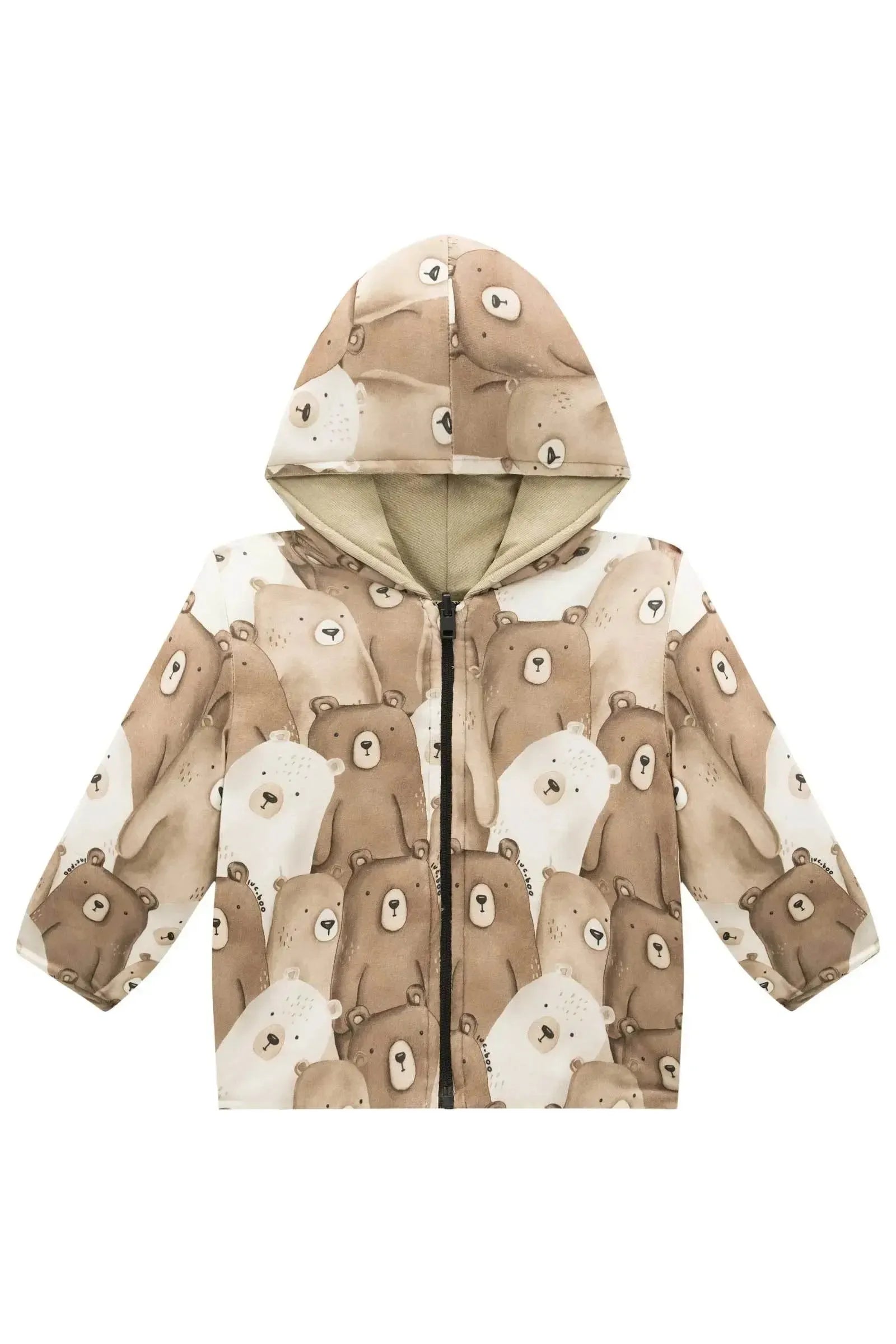 Jaqueta Puffer Reversivel em Nylon Mesclado e Forro em Malha Fresh 89780 LucBoo Bebê Menino