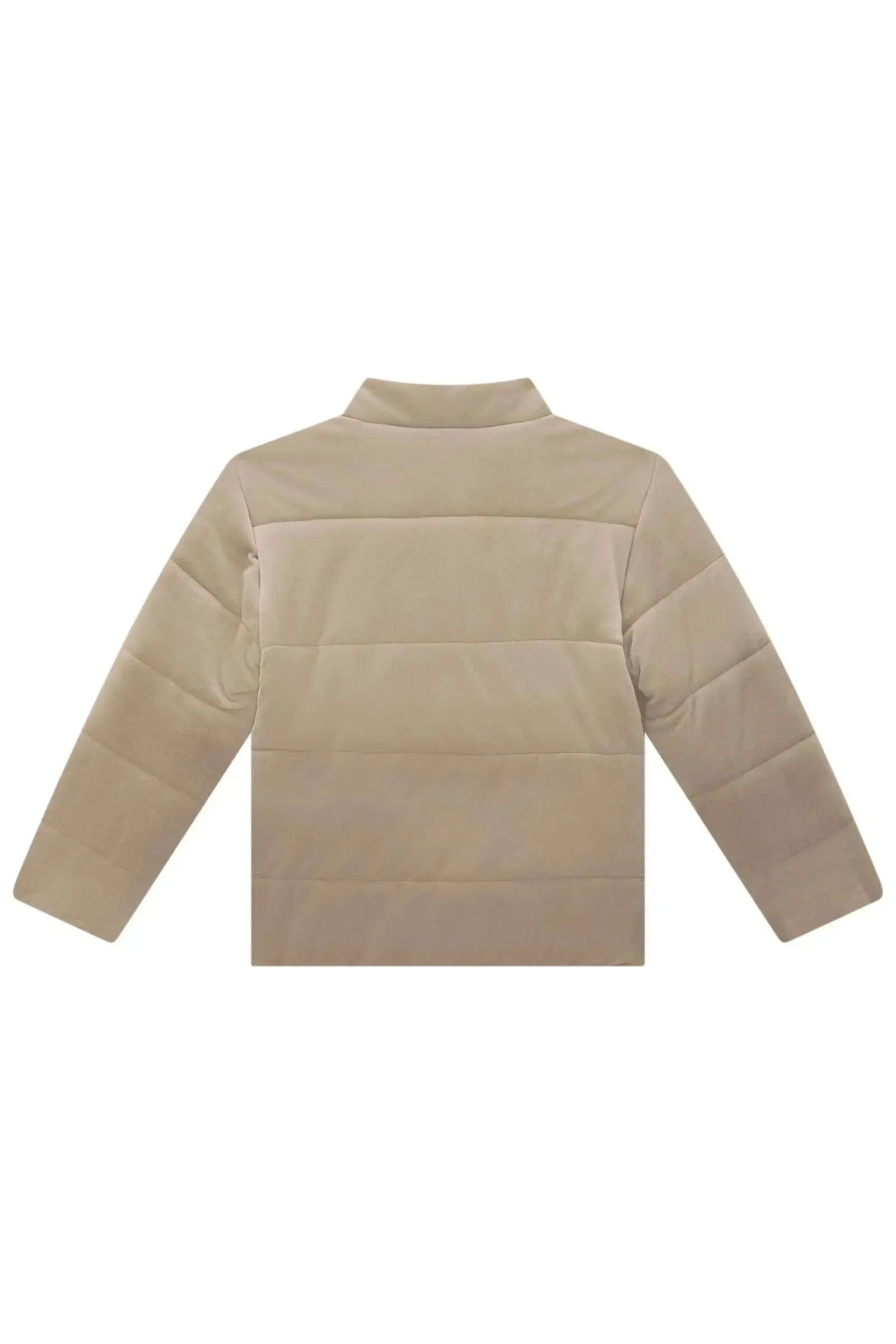 Jaqueta Puffer Reversível em Veludo com Elastano e Malha Comfy 89404 Infanti Infantil Menina