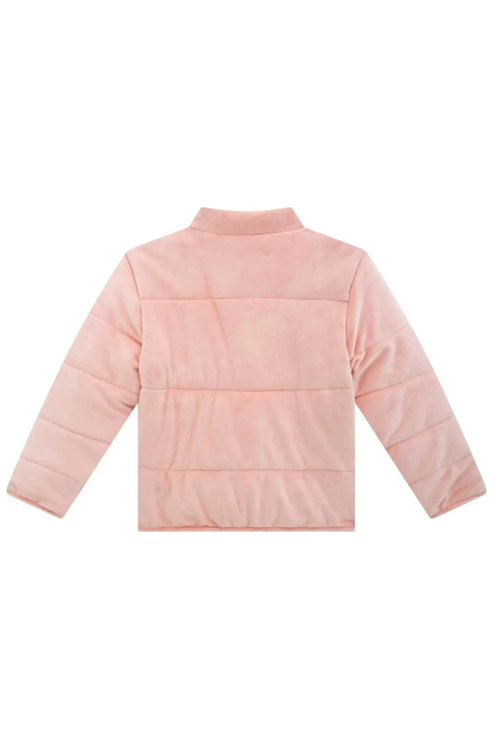 Jaqueta Puffer Reversível em Veludo com Elastano e Malha Comfy 89666 Infanti Infantil Menina